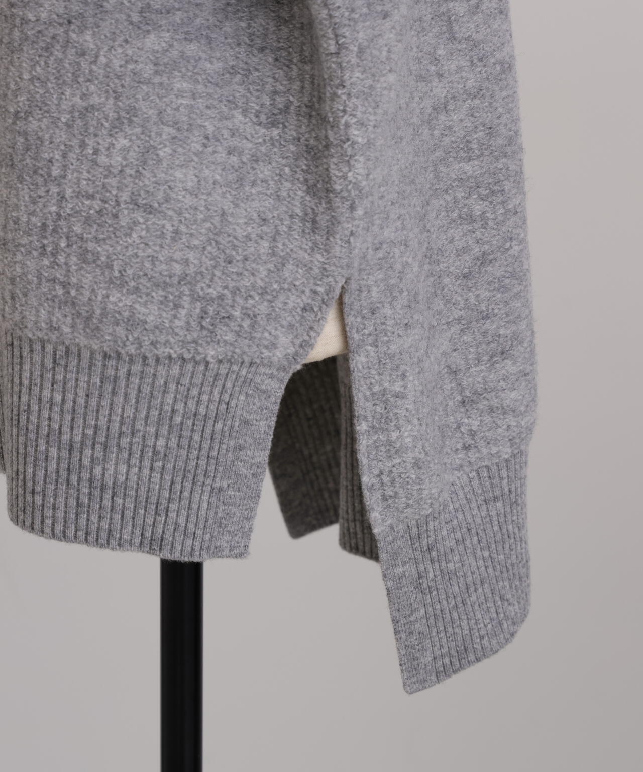 パイルニットフーディー