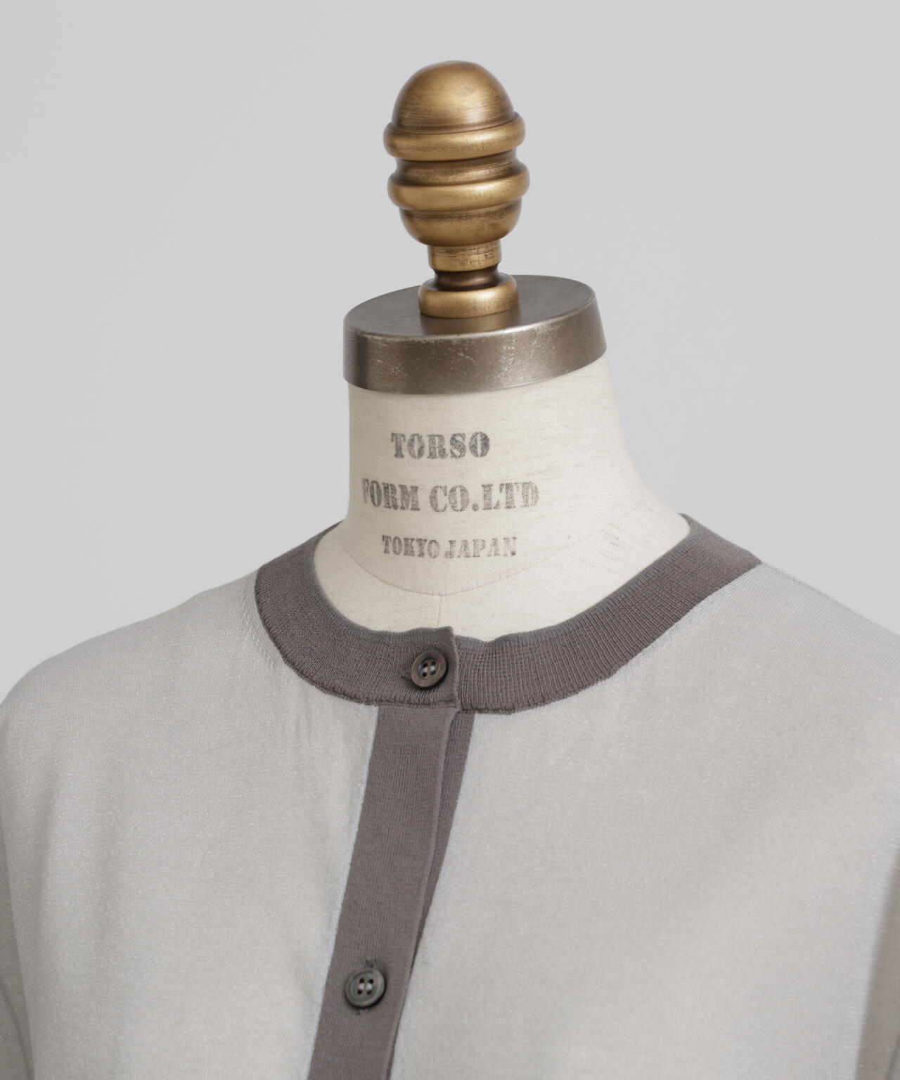 シアーニットカーディガン