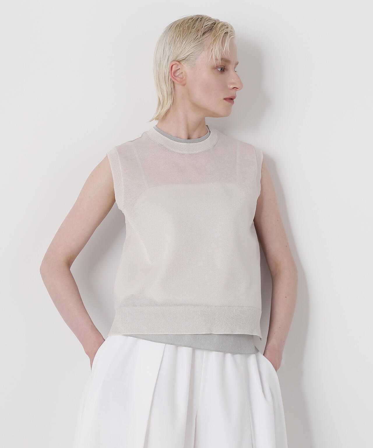 シアーニットタンク