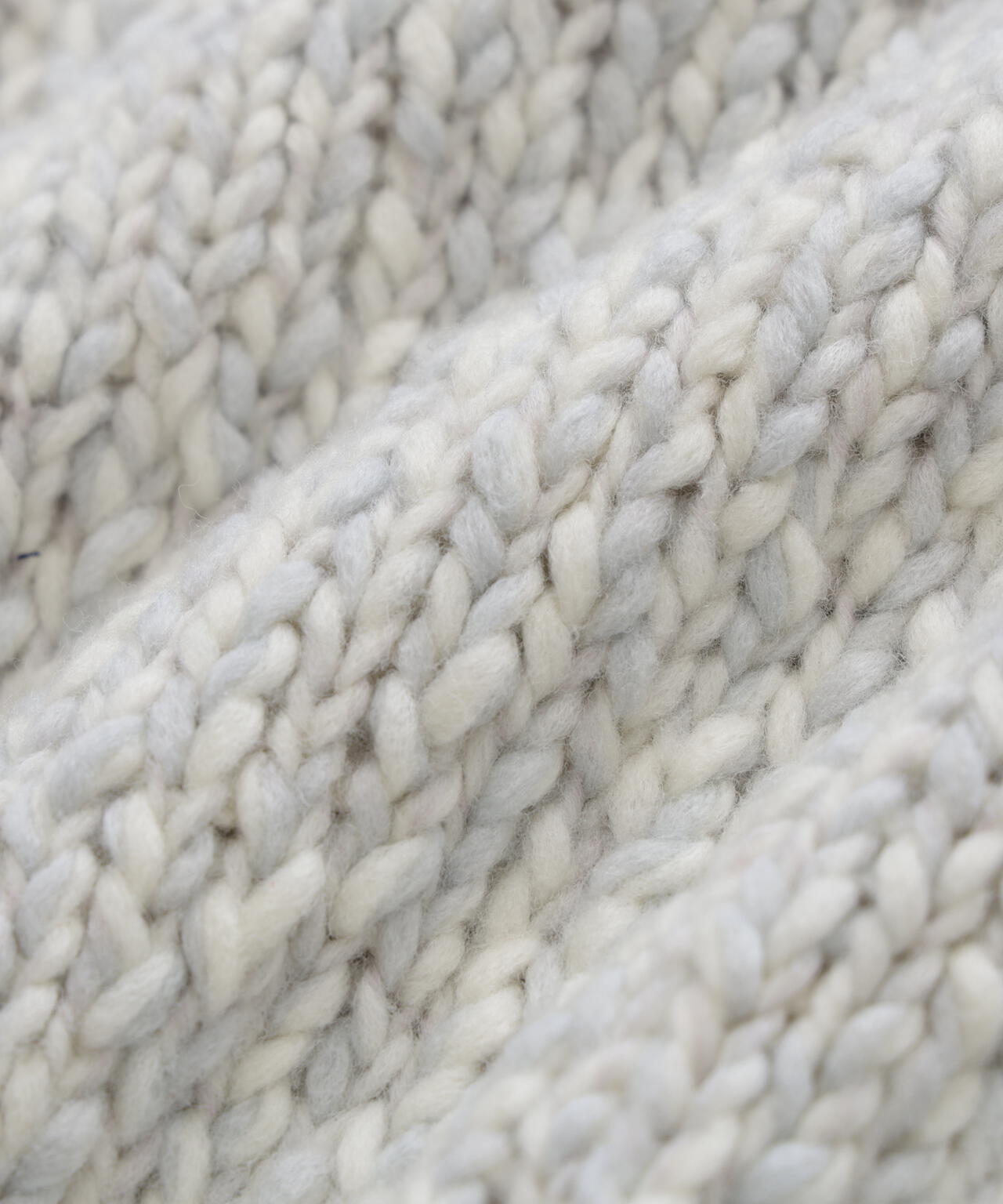 バイカラークロップニット