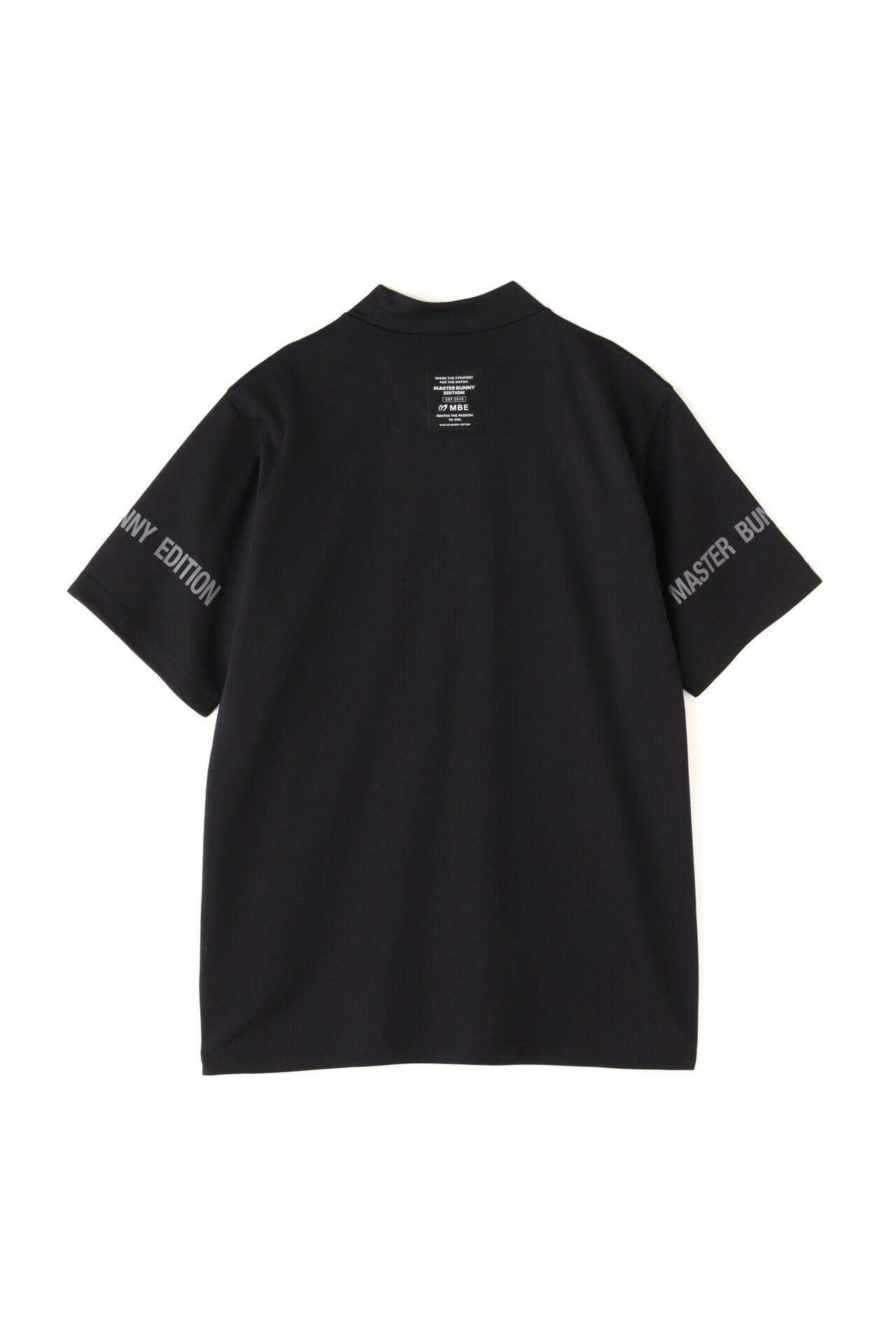 裏ワッフルジャージ半袖モックネックカットソー