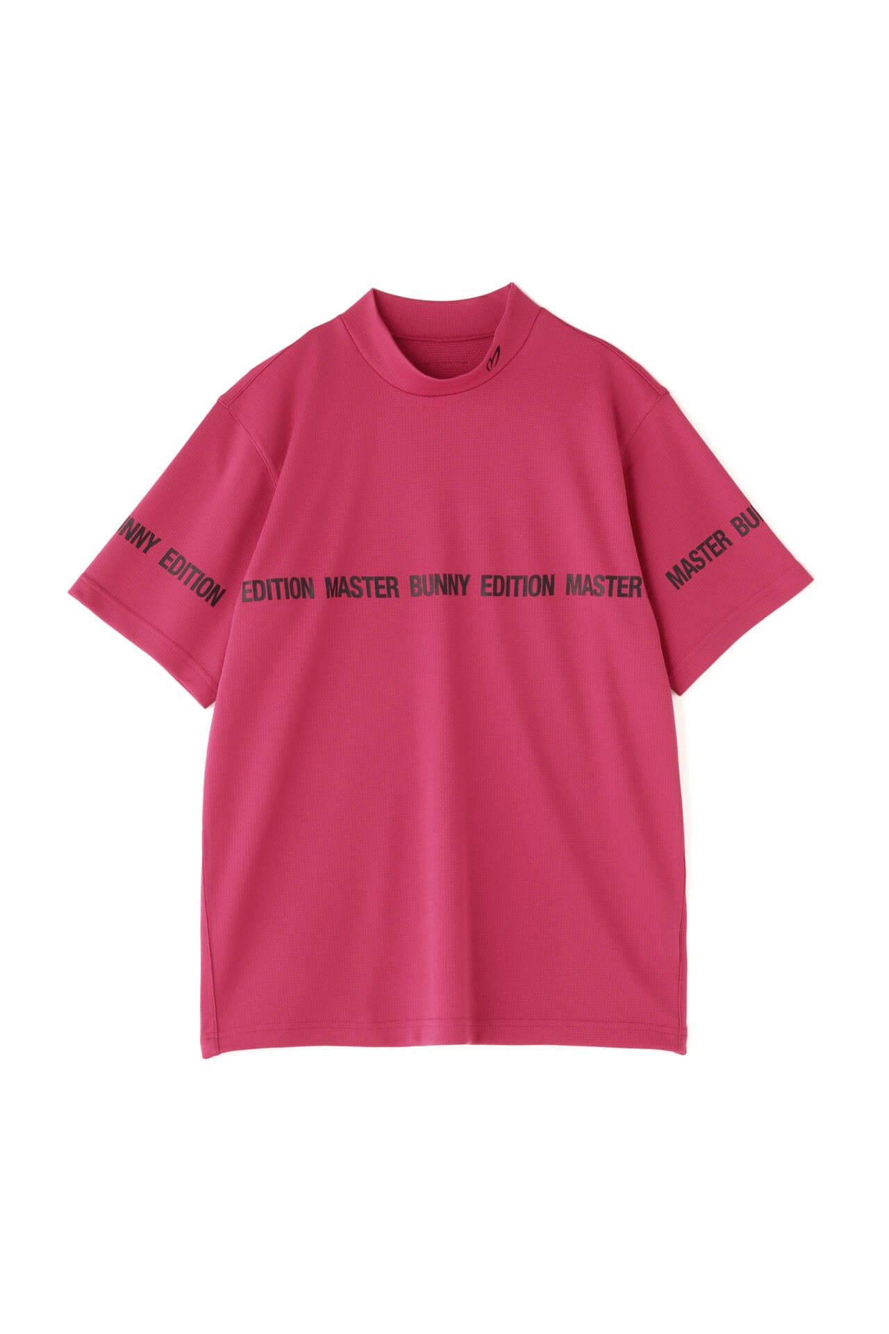 裏ワッフルジャージ半袖モックネックカットソー