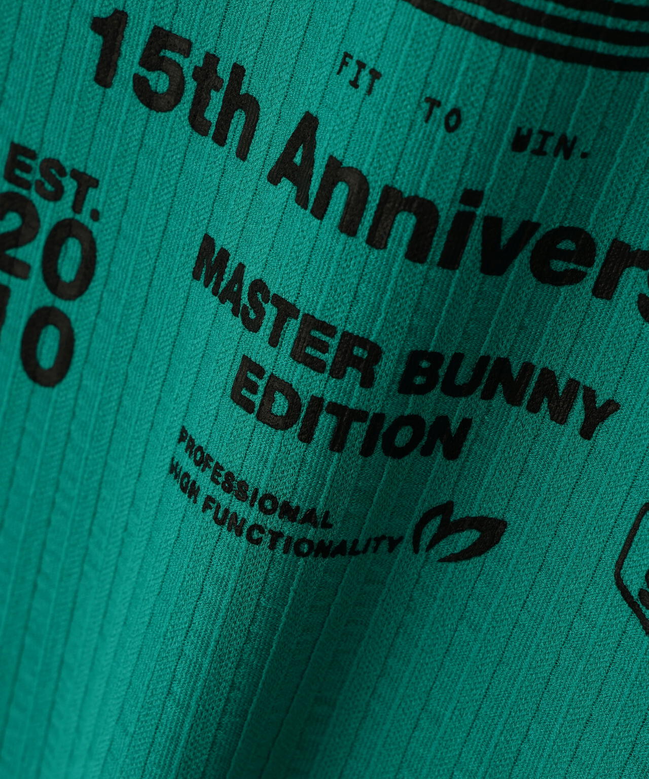 75dフルダルサッカーストライプ半袖ハイネックカットソー