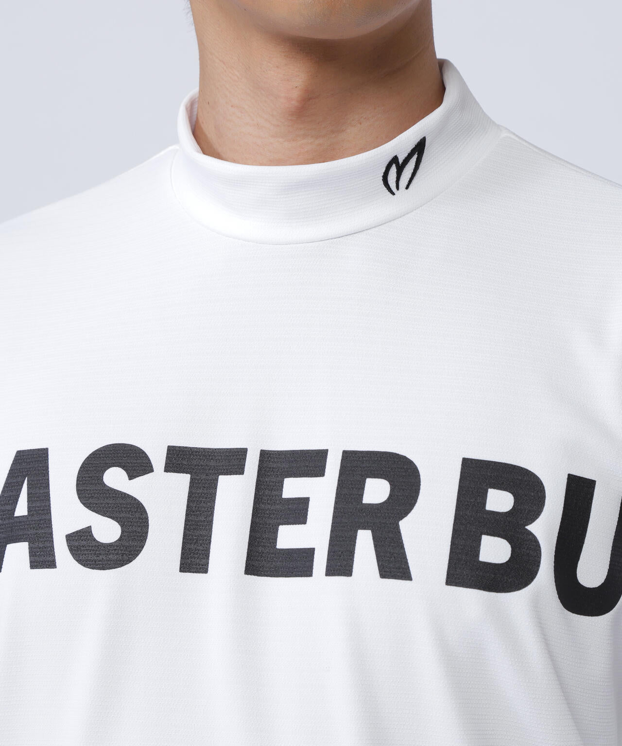 【原プロアイコン】SPX 150d天竺×鹿の子ボーダー半袖ハイネックカットソー