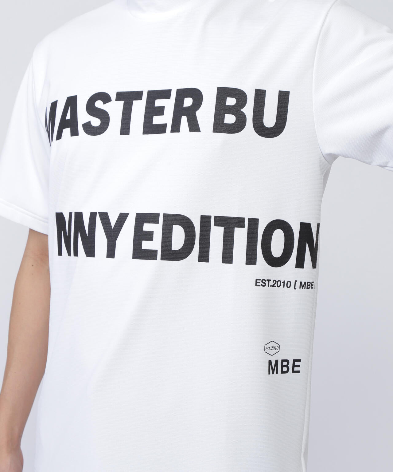 【原プロアイコン】SPX 150d天竺×鹿の子ボーダー半袖ハイネックカットソー