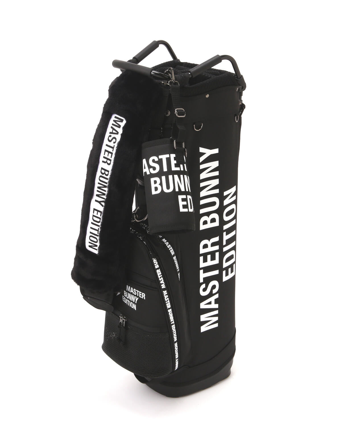 【ペットボトルホルダー、マルチポーチ付き】筒型キャディーバック (46インチ対応) (UNISEX)