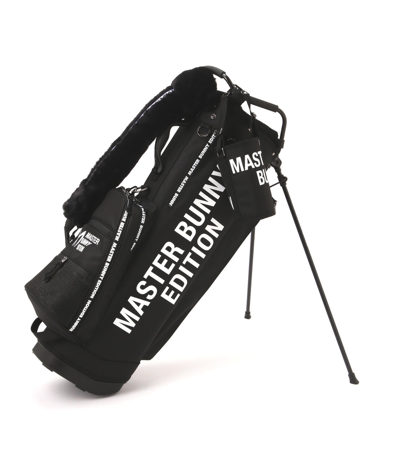 【ペットボトルホルダー、マルチポーチ付き】筒型キャディーバック (46インチ対応) (UNISEX)