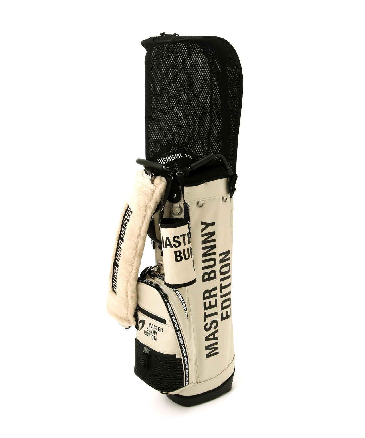 【ペットボトルホルダー、マルチポーチ付き】筒型キャディーバック (46インチ対応) (UNISEX)