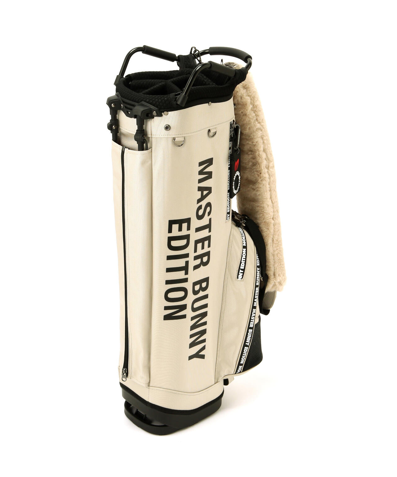 【ペットボトルホルダー、マルチポーチ付き】筒型キャディーバック (46インチ対応) (UNISEX)