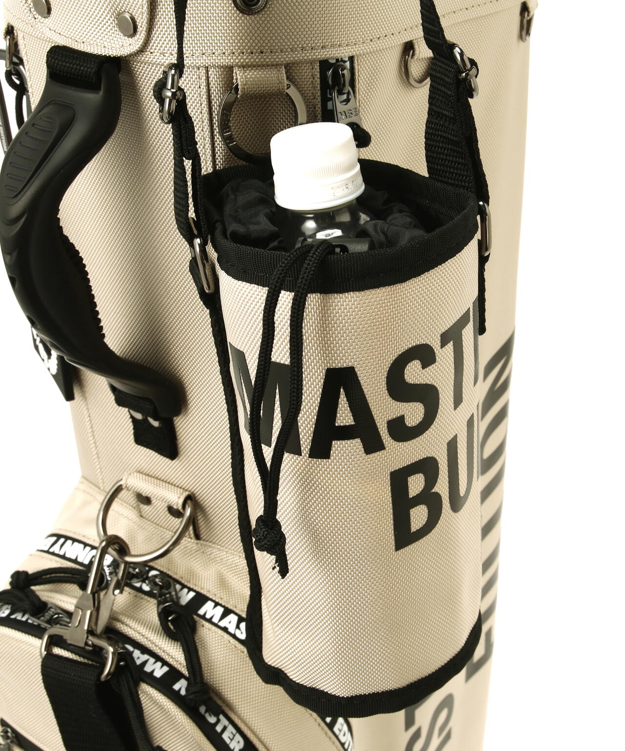 【ペットボトルホルダー、マルチポーチ付き】筒型キャディーバック (46インチ対応) (UNISEX)