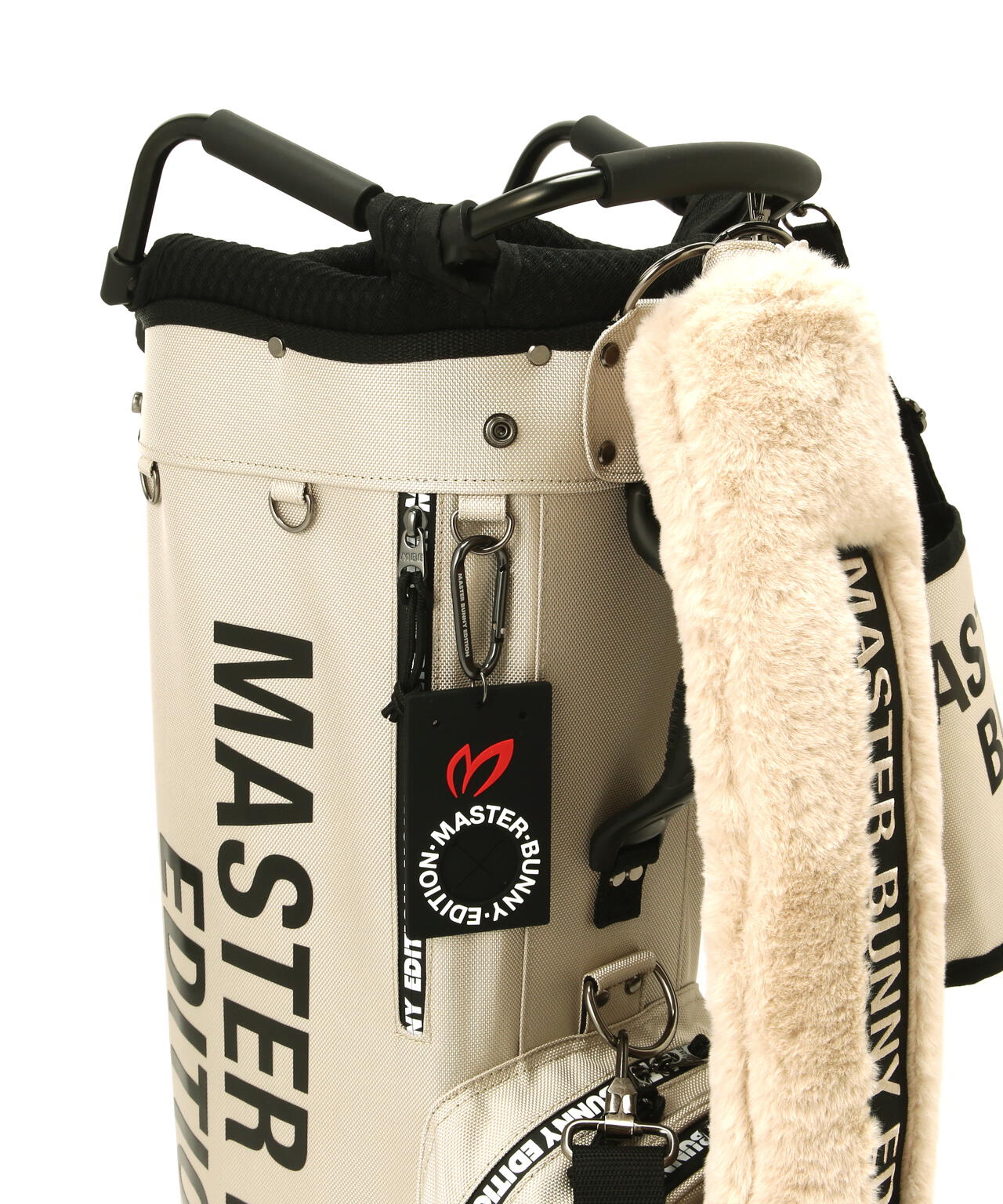 【ペットボトルホルダー、マルチポーチ付き】筒型キャディーバック (46インチ対応) (UNISEX)