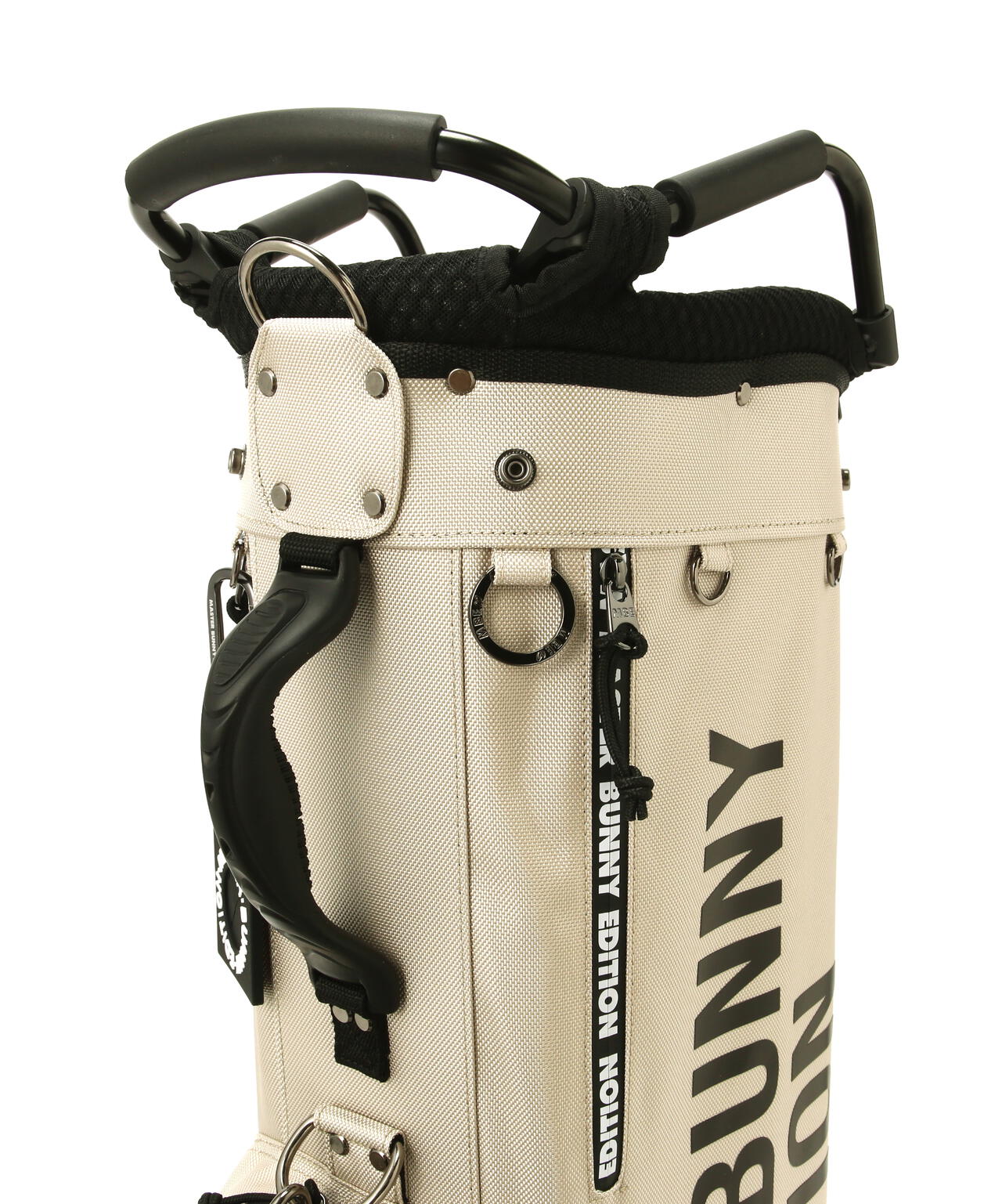 【ペットボトルホルダー、マルチポーチ付き】筒型キャディーバック (46インチ対応) (UNISEX)