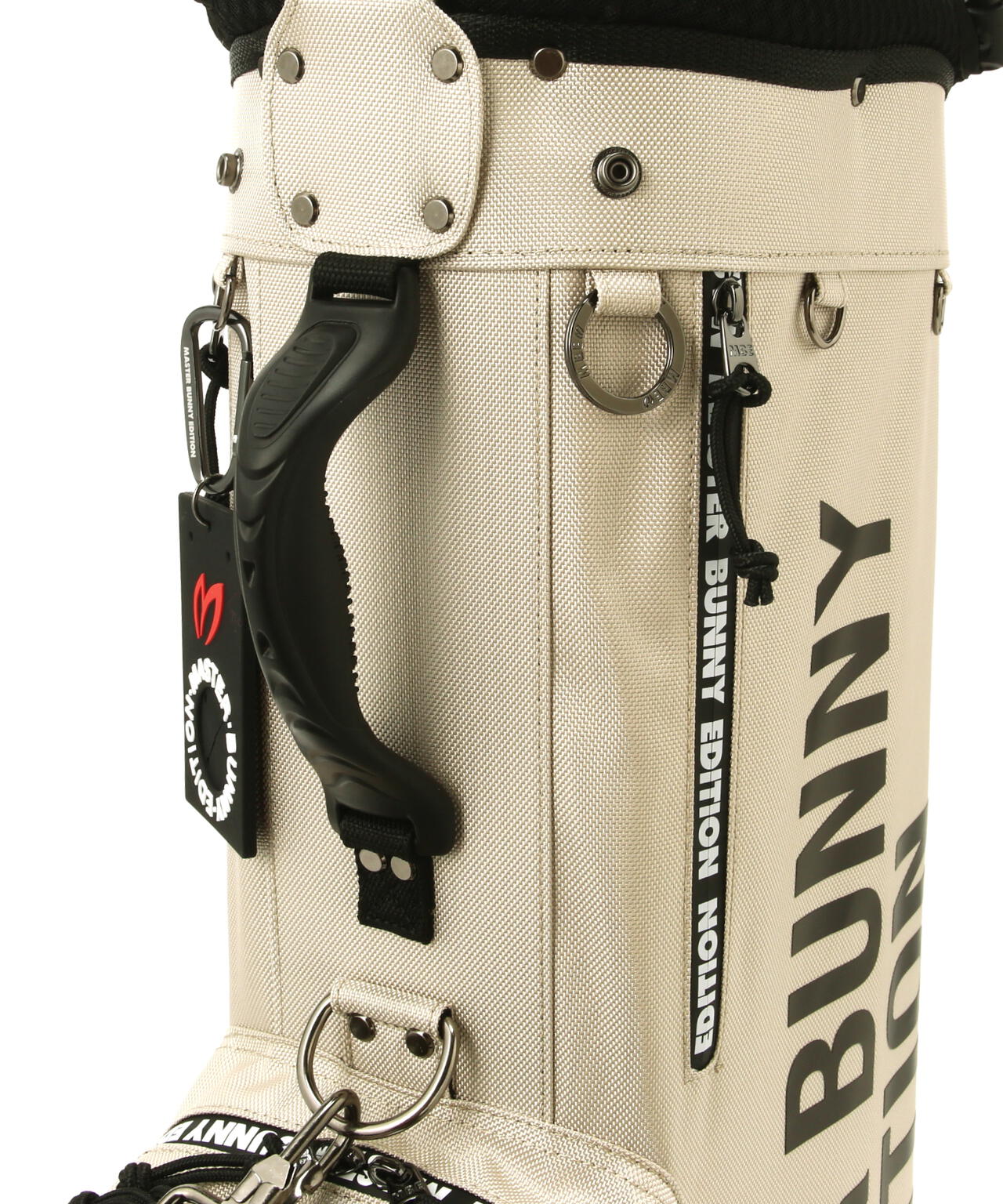 【ペットボトルホルダー、マルチポーチ付き】筒型キャディーバック (46インチ対応) (UNISEX)