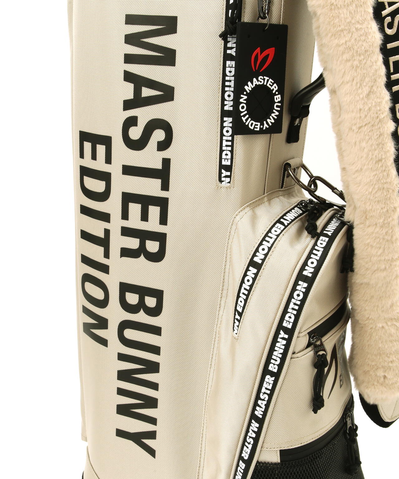 【ペットボトルホルダー、マルチポーチ付き】筒型キャディーバック (46インチ対応) (UNISEX)