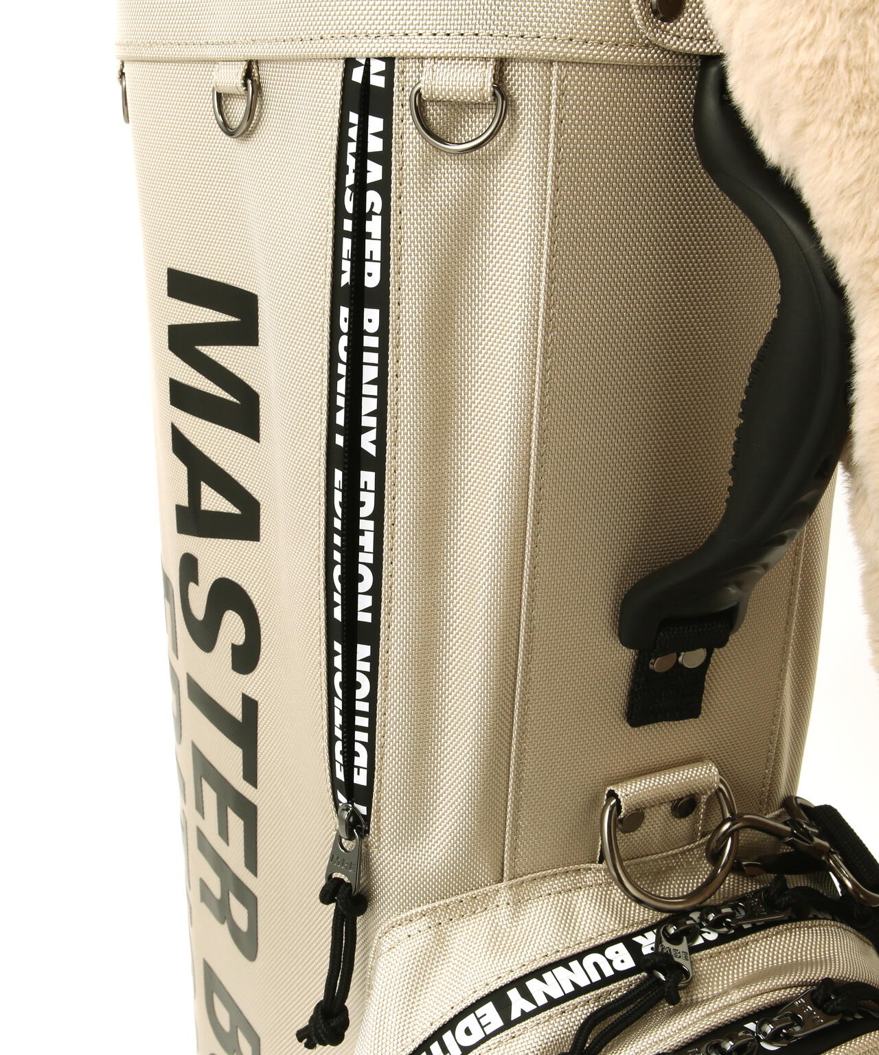 【ペットボトルホルダー、マルチポーチ付き】筒型キャディーバック (46インチ対応) (UNISEX)