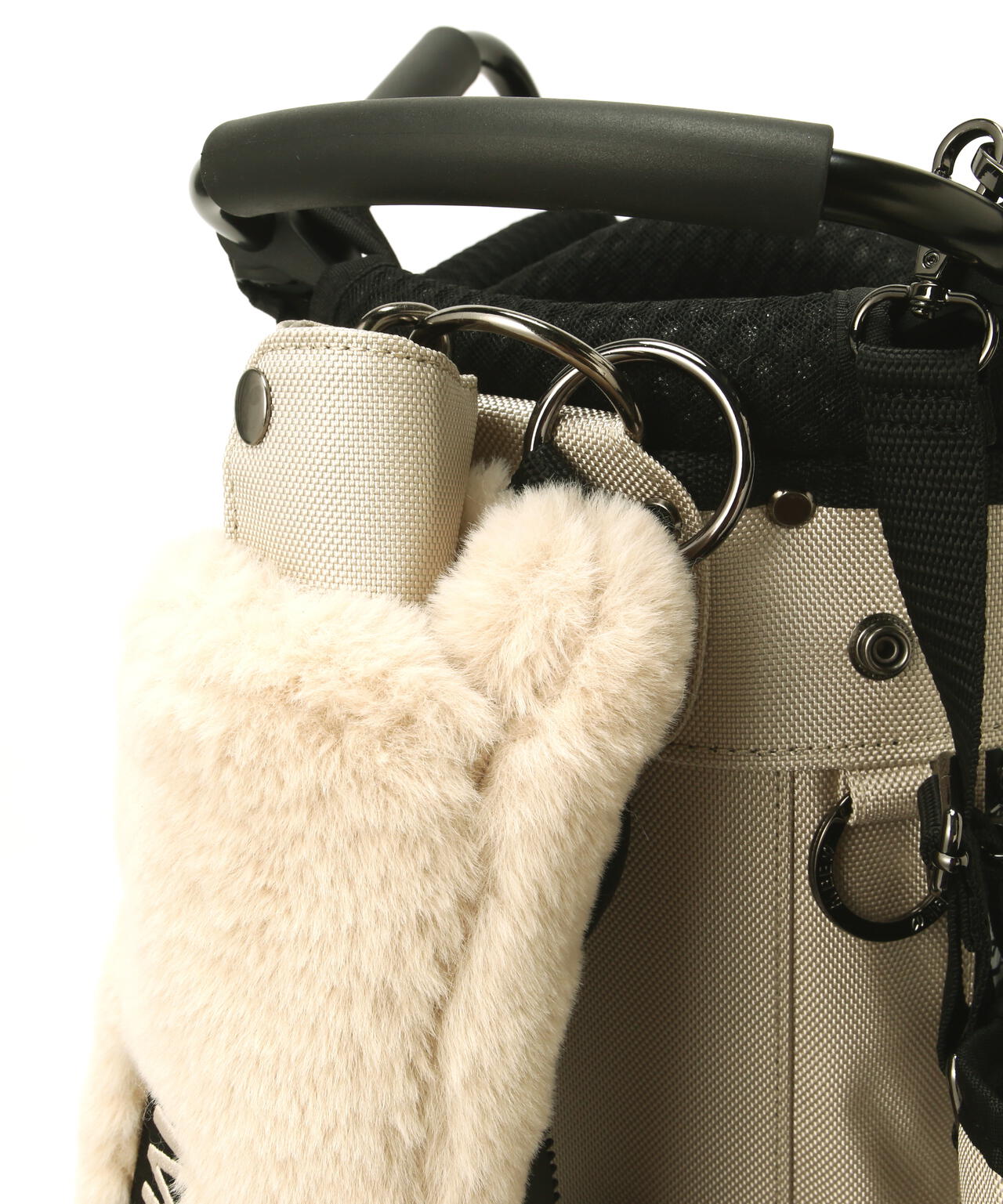 【ペットボトルホルダー、マルチポーチ付き】筒型キャディーバック (46インチ対応) (UNISEX)