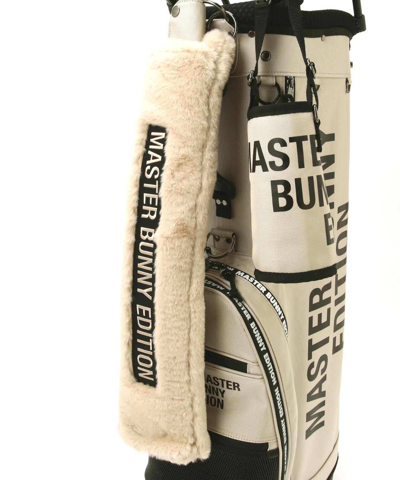 【ペットボトルホルダー、マルチポーチ付き】筒型キャディーバック (46インチ対応) (UNISEX)