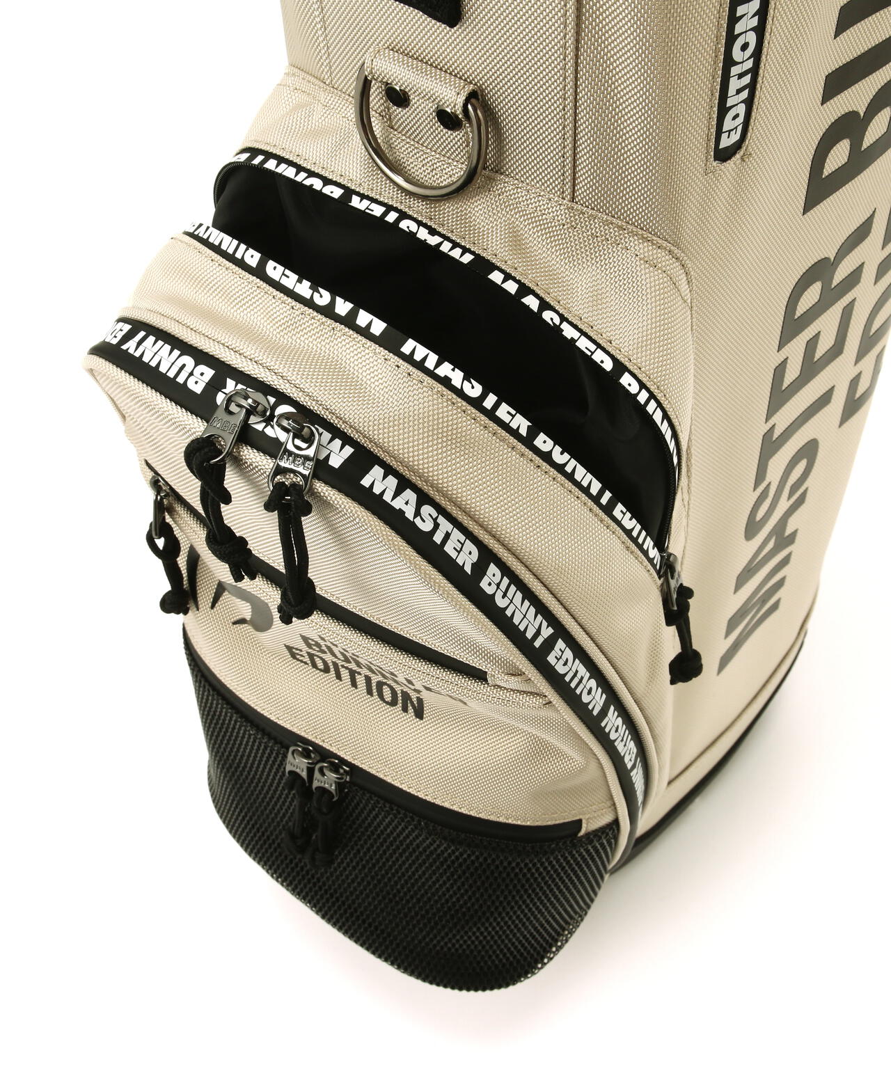 【ペットボトルホルダー、マルチポーチ付き】筒型キャディーバック (46インチ対応) (UNISEX)