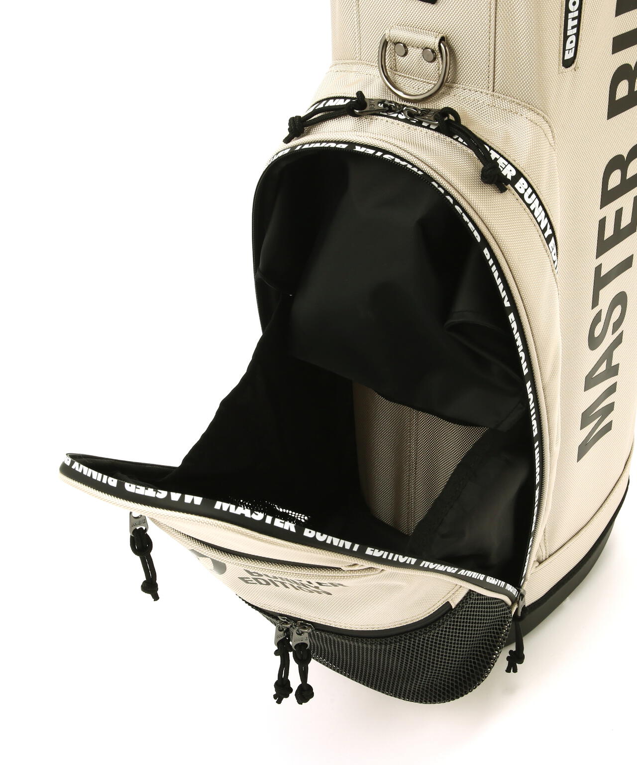 【ペットボトルホルダー、マルチポーチ付き】筒型キャディーバック (46インチ対応) (UNISEX)