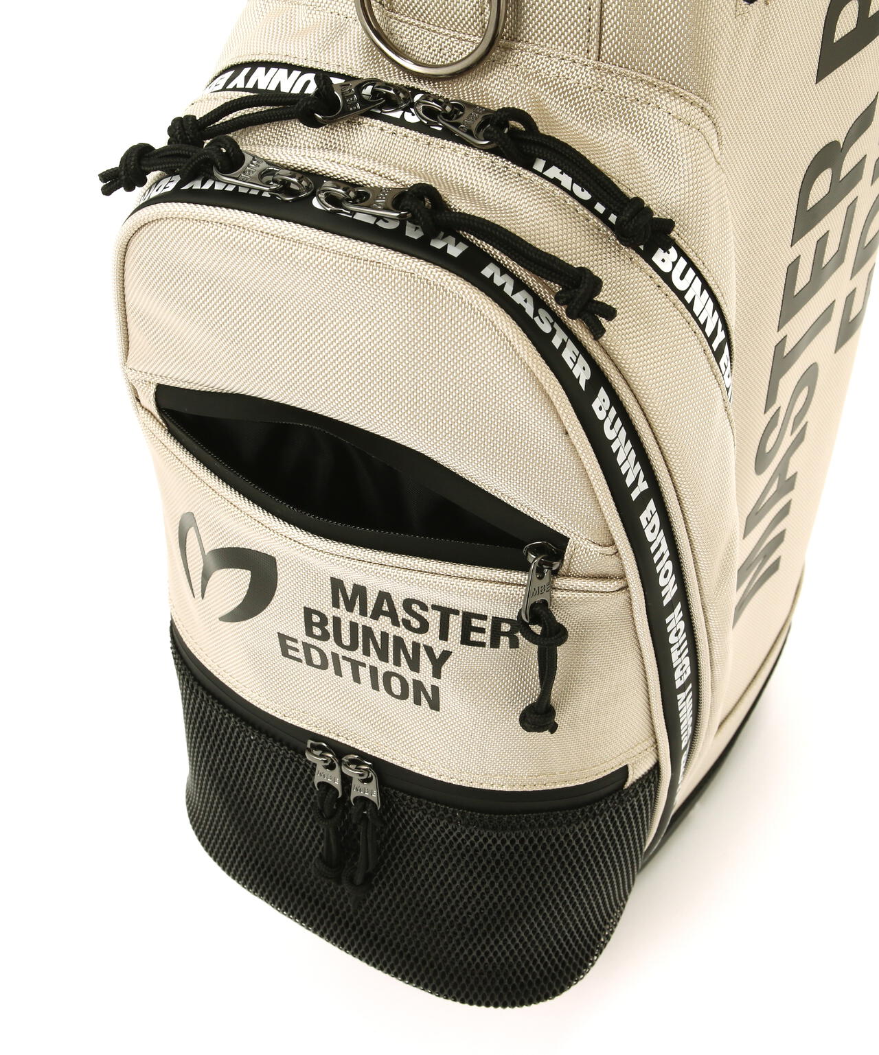 【ペットボトルホルダー、マルチポーチ付き】筒型キャディーバック (46インチ対応) (UNISEX)