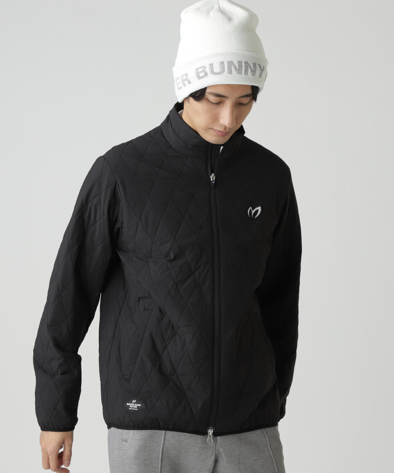 ナイロンタフタ中綿ジップアップブルゾン