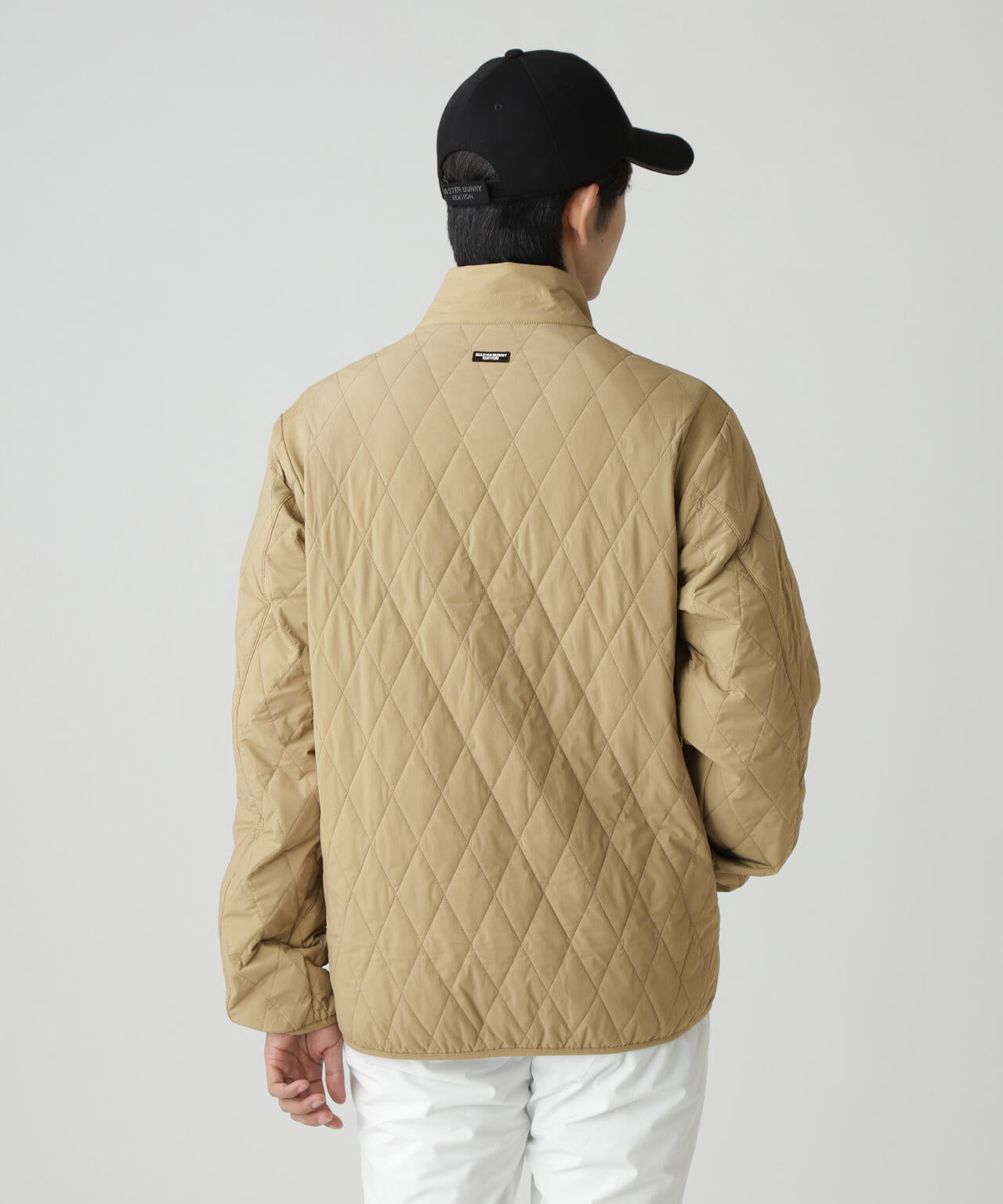 ナイロンタフタ中綿ジップアップブルゾン