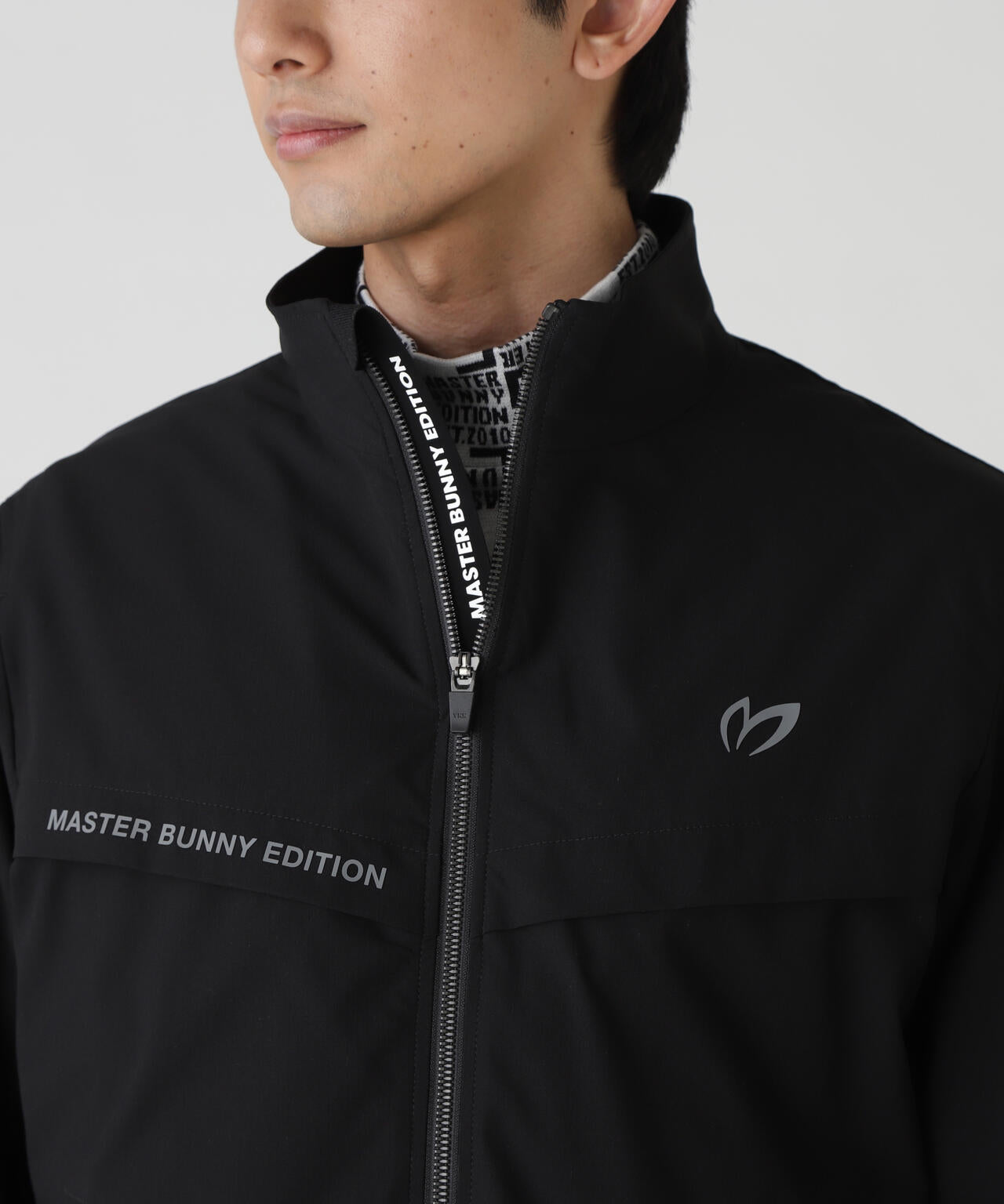 ストレッチリップストップ×高密度ツイル レイヤードブルゾン