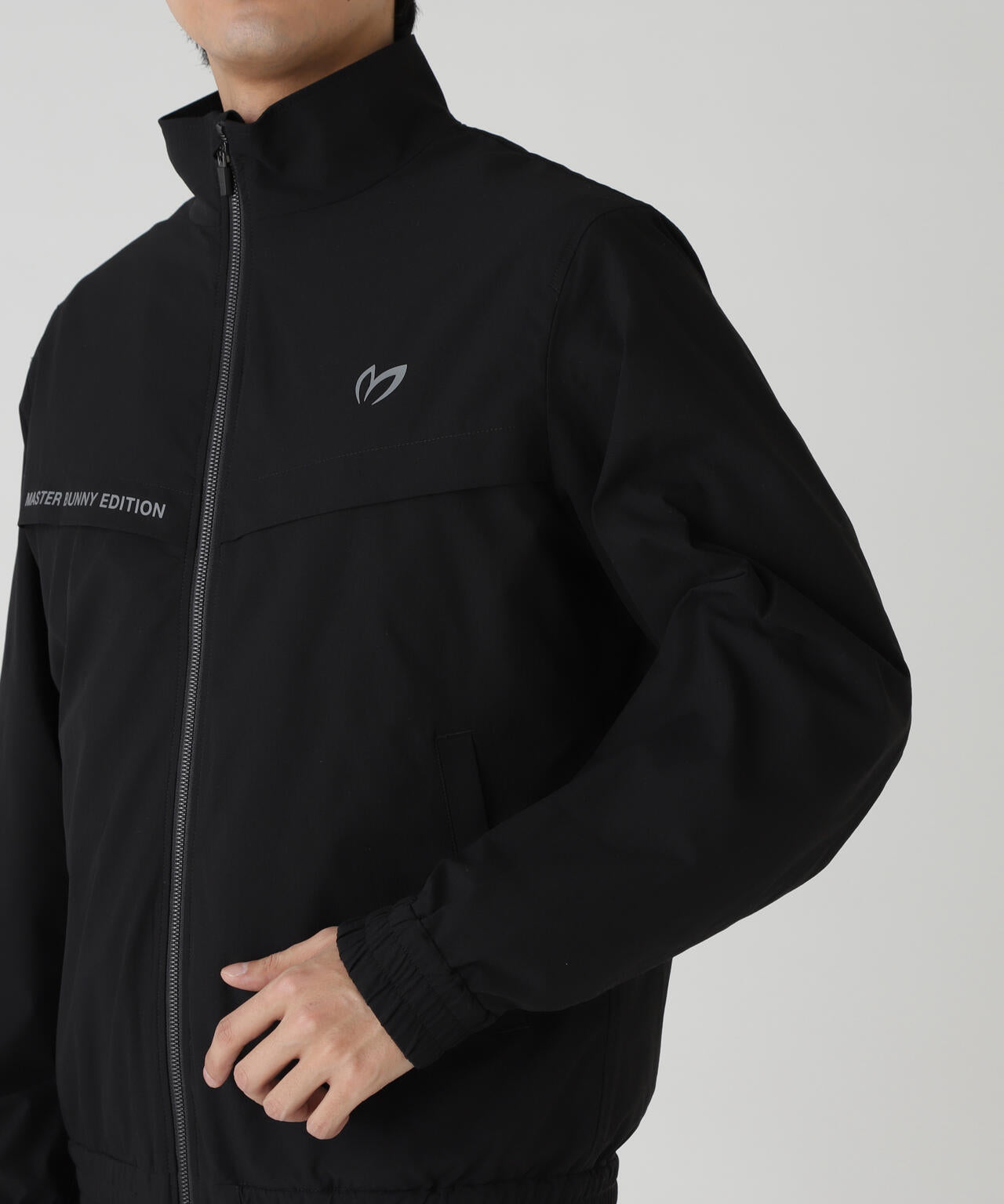 ストレッチリップストップ×高密度ツイル レイヤードブルゾン