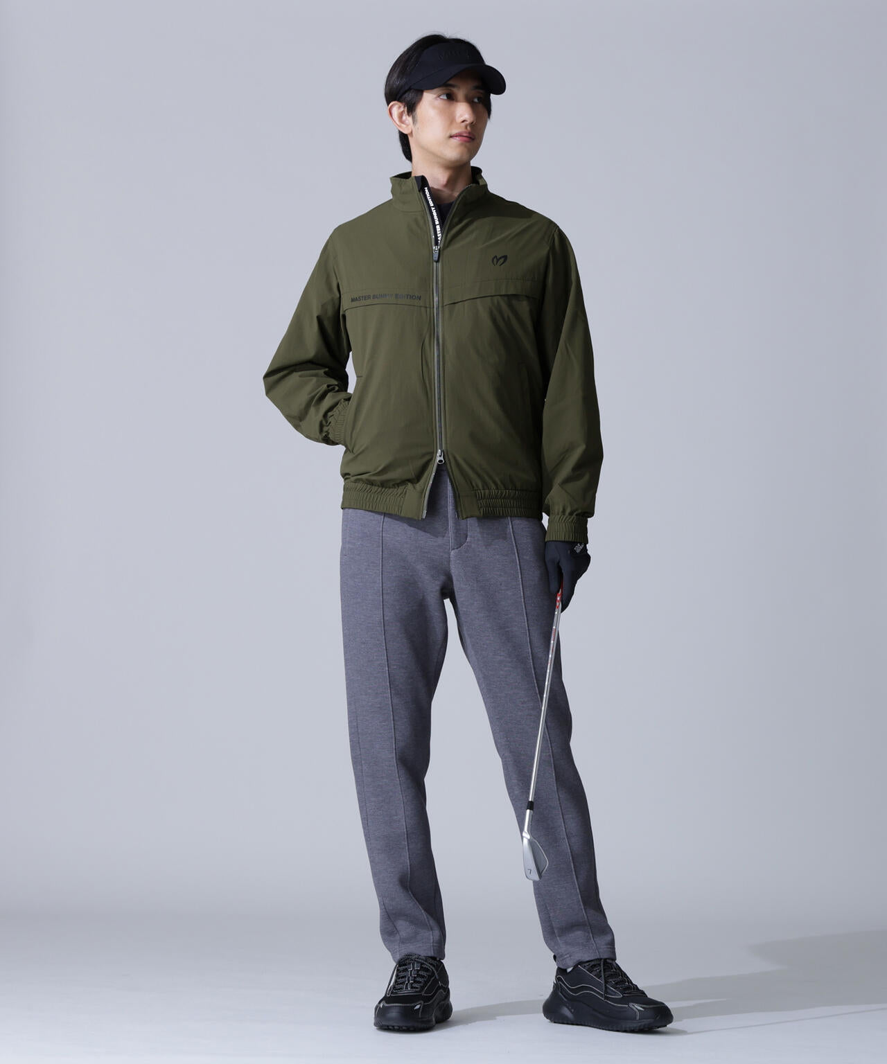 ストレッチリップストップ×高密度ツイル レイヤードブルゾン