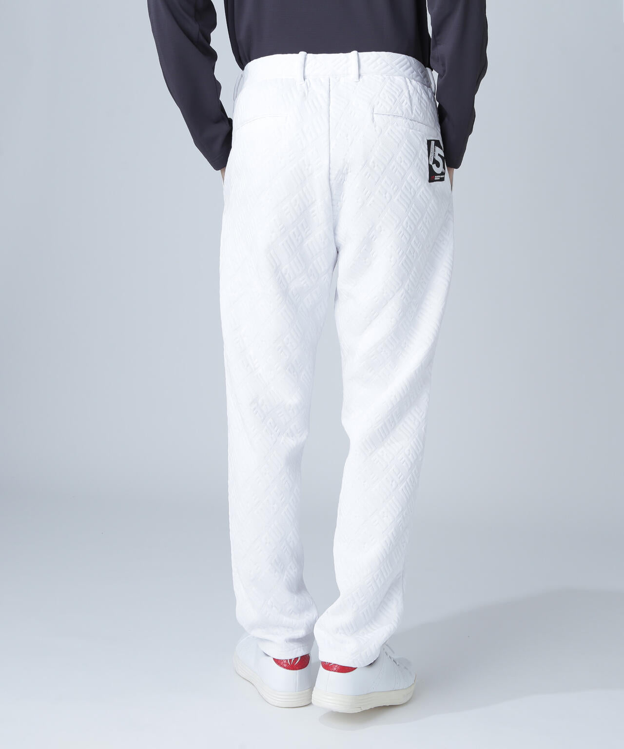 ロゴジャガードストレッチパンツ