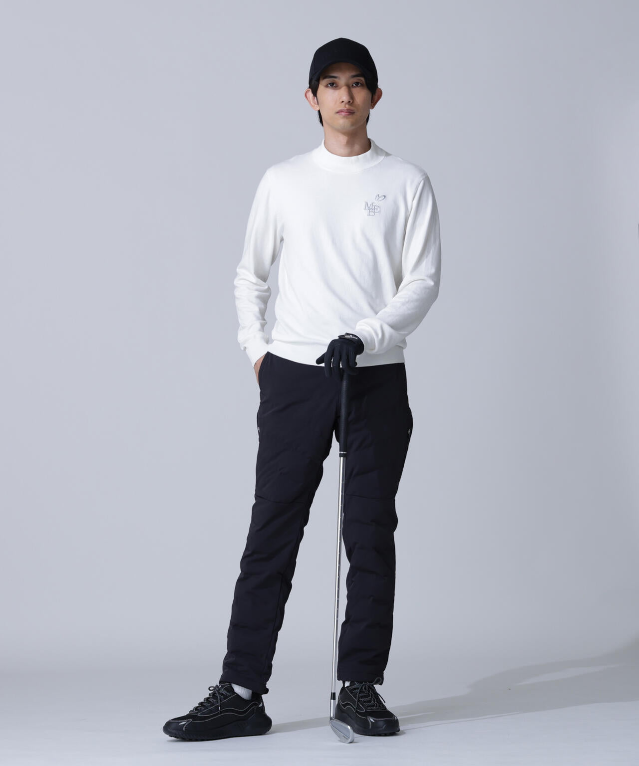 グログラン中綿ストレッチパンツ