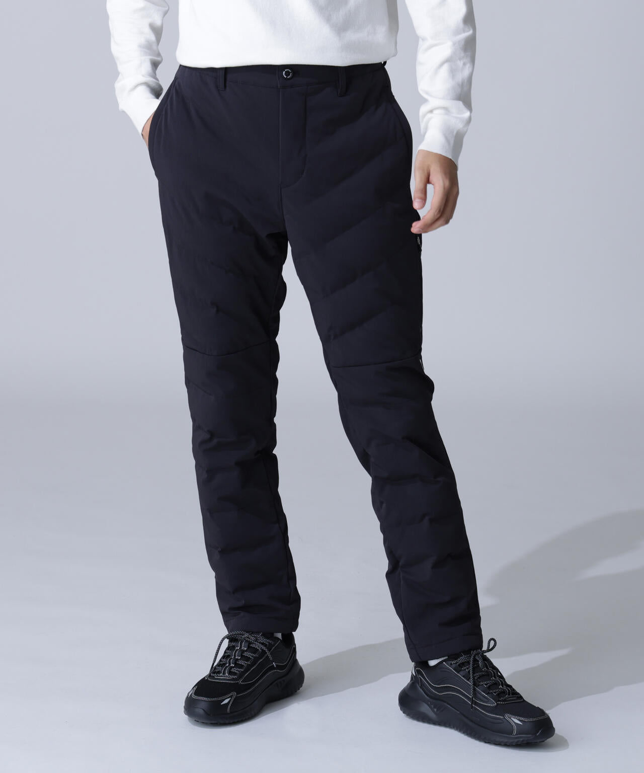 グログラン中綿ストレッチパンツ