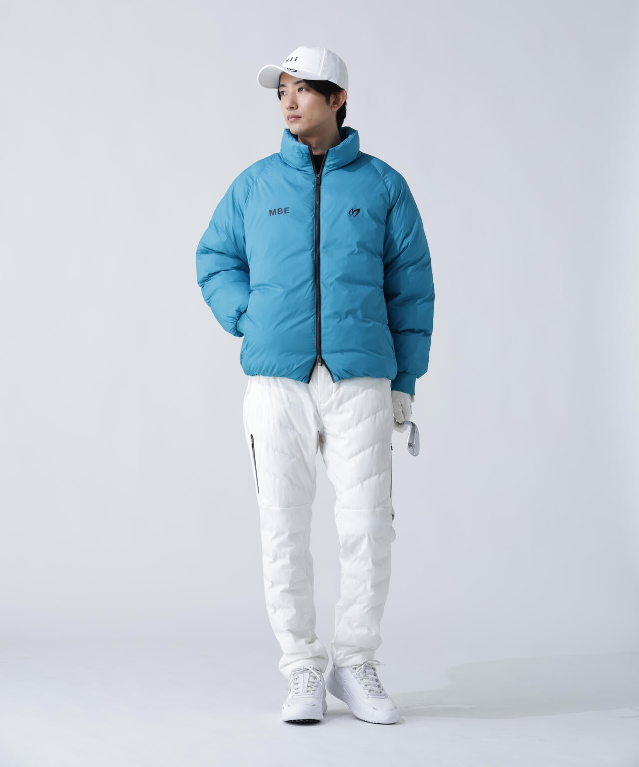 グログラン中綿ストレッチパンツ