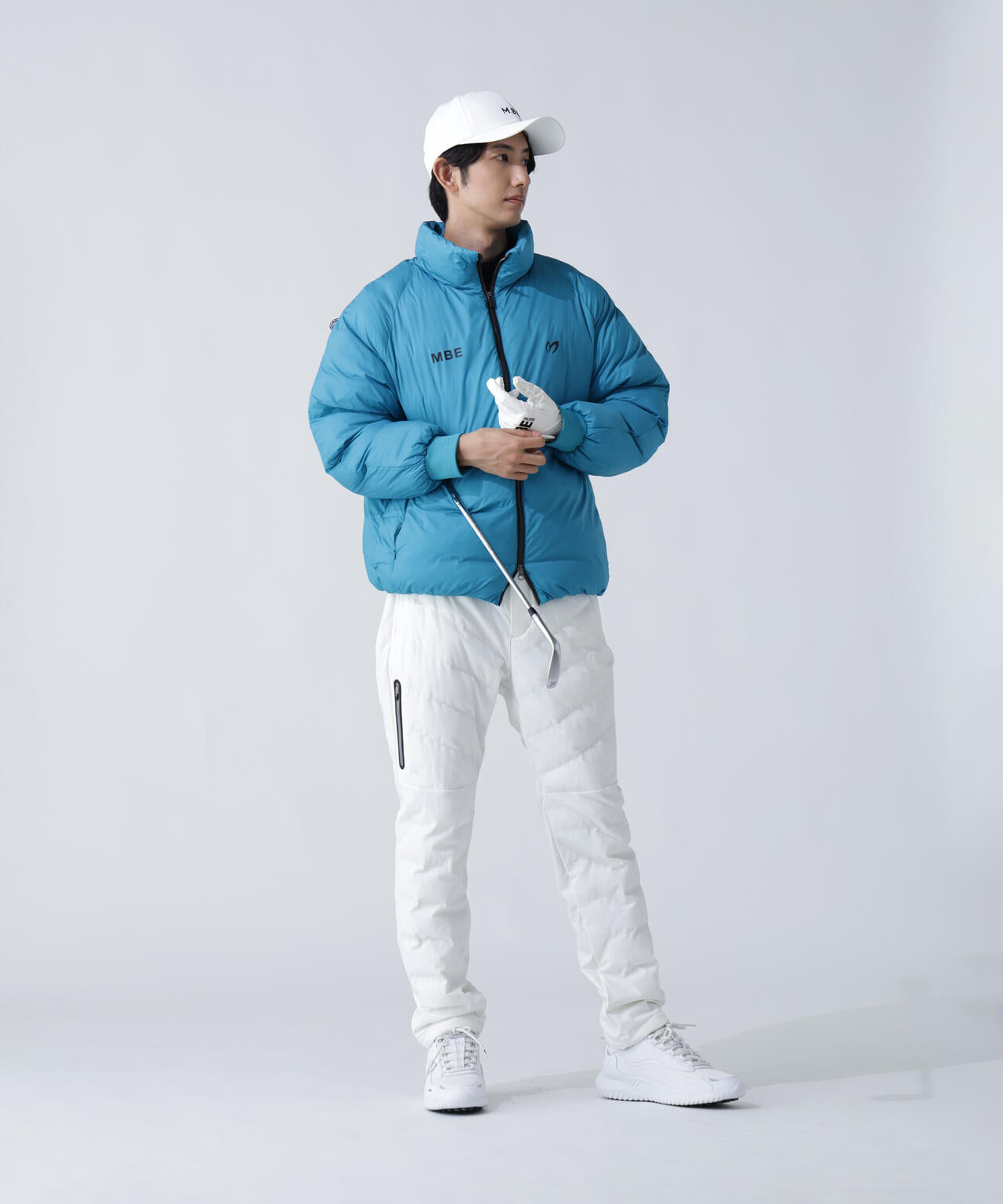 グログラン中綿ストレッチパンツ