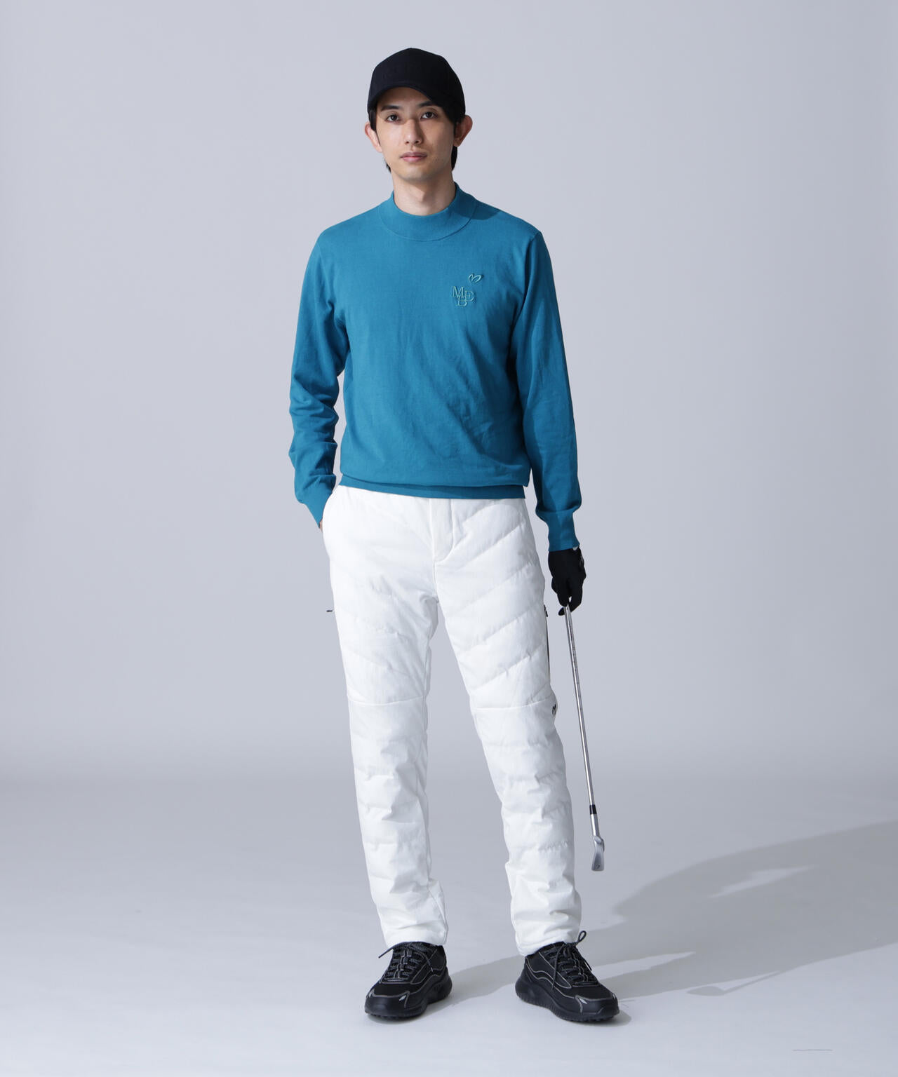 グログラン中綿ストレッチパンツ