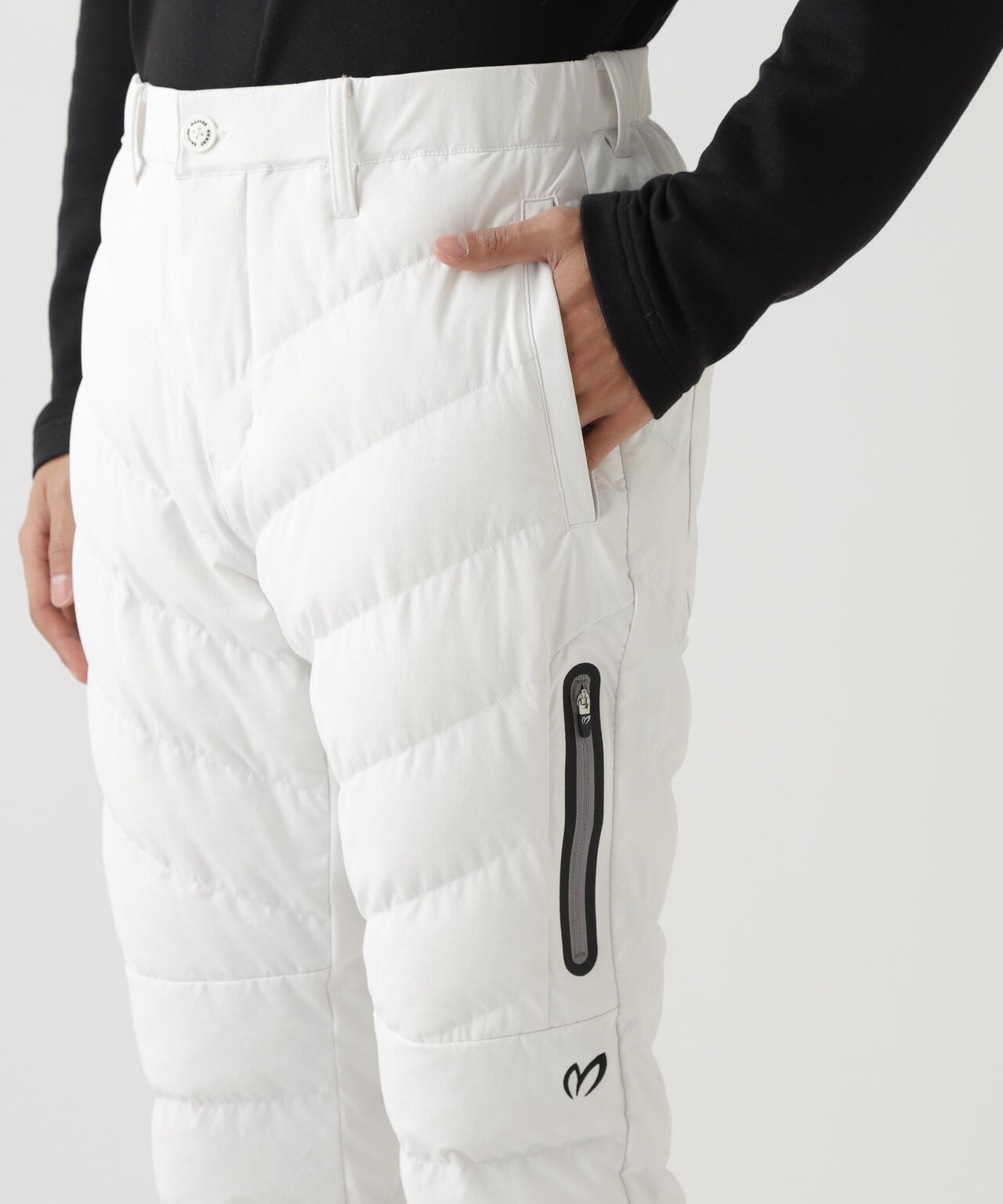 グログラン中綿ストレッチパンツ