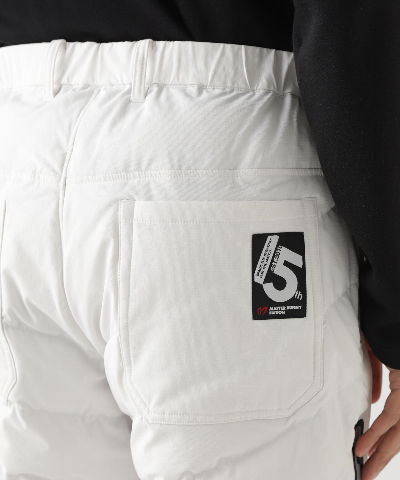 グログラン中綿ストレッチパンツ