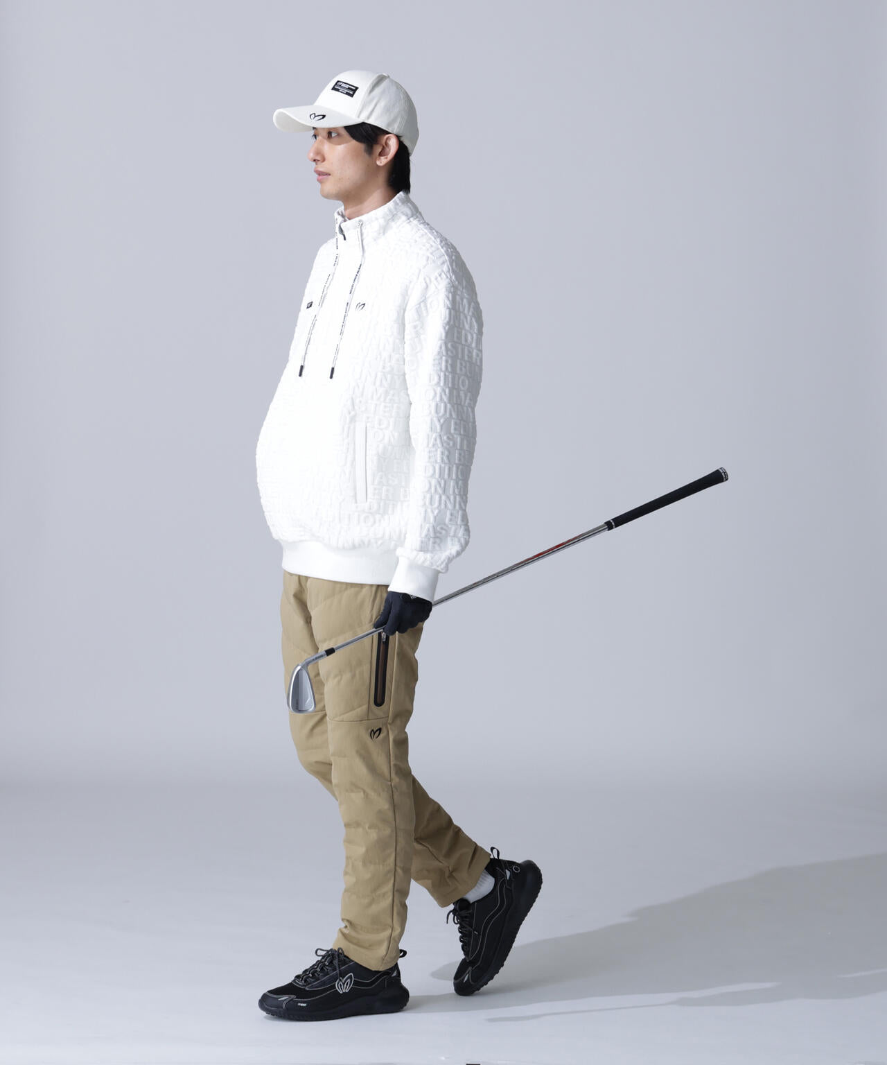 グログラン中綿ストレッチパンツ