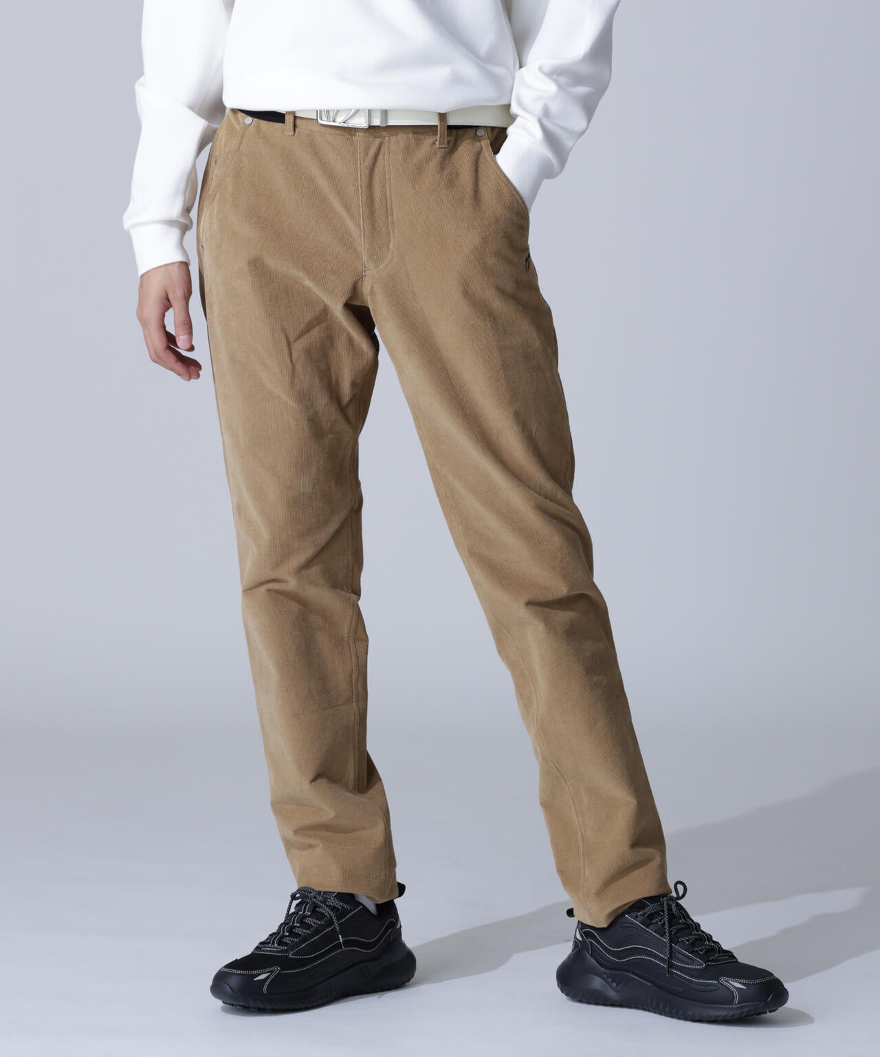 ドビーストレッチ起毛パンツ