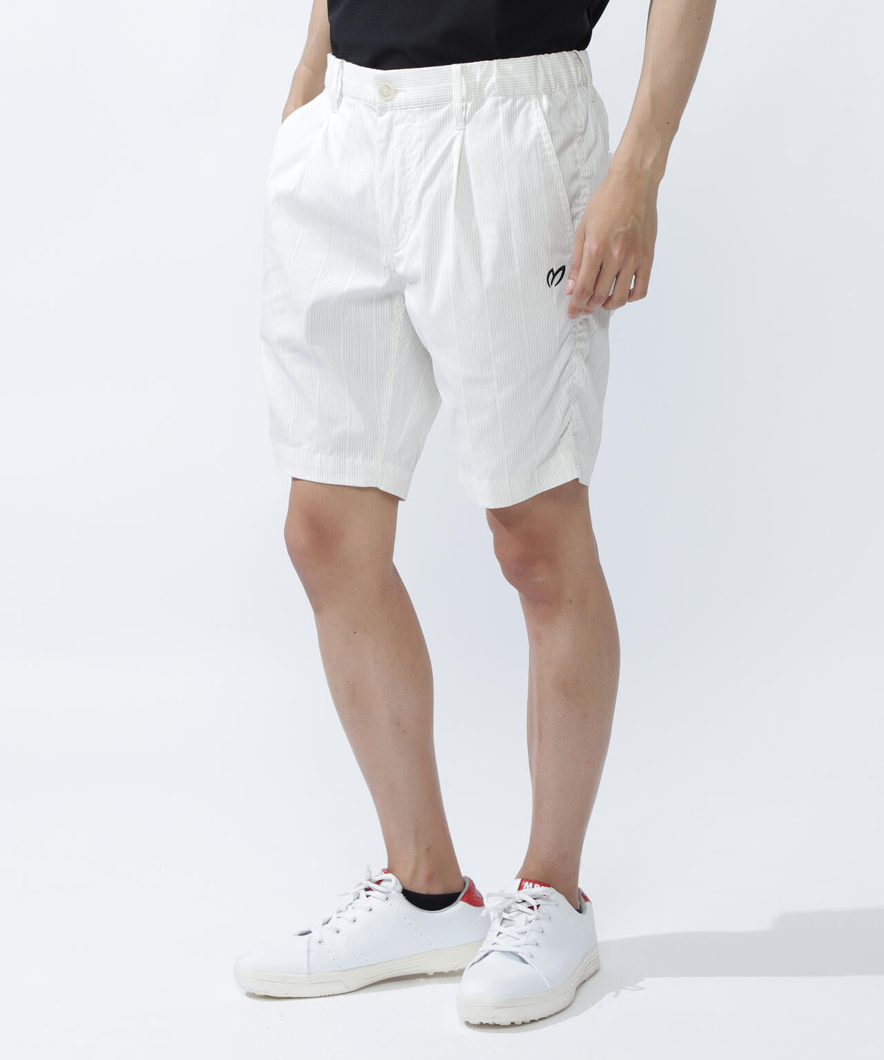 ピンストライプショートパンツ