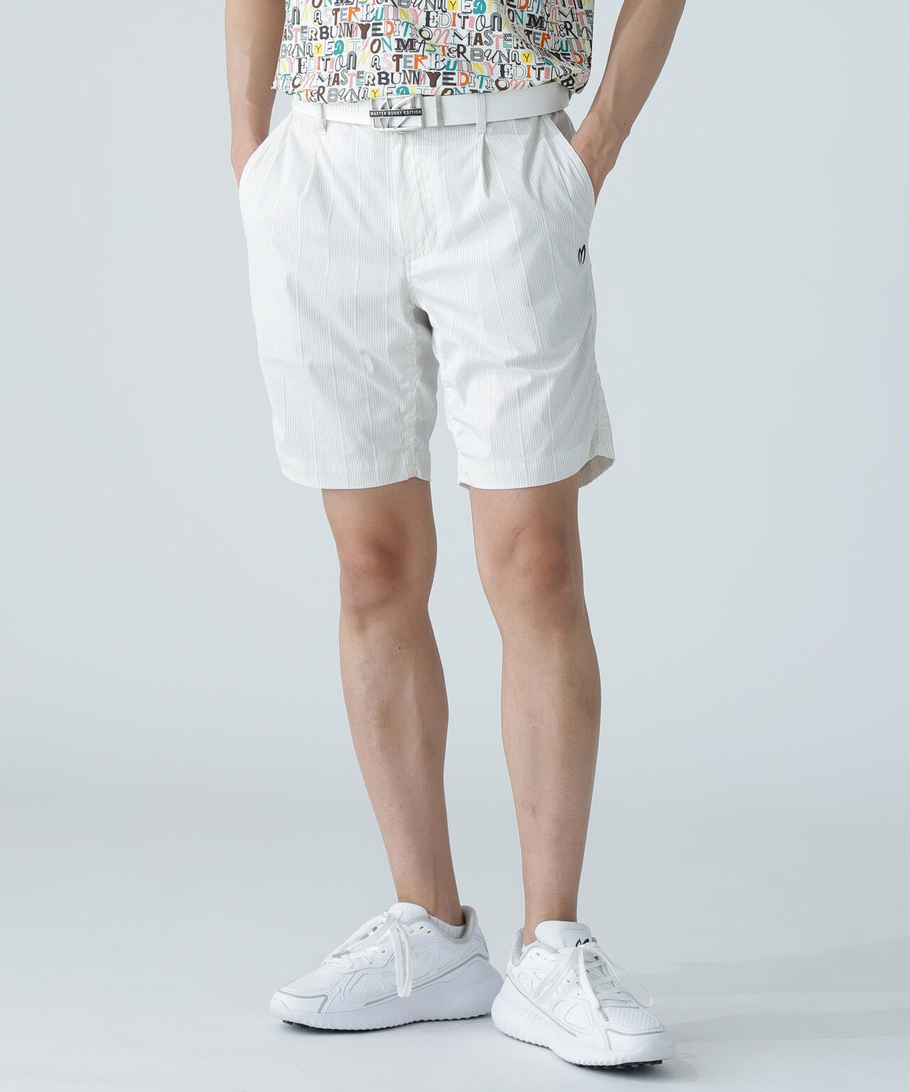 ピンストライプショートパンツ