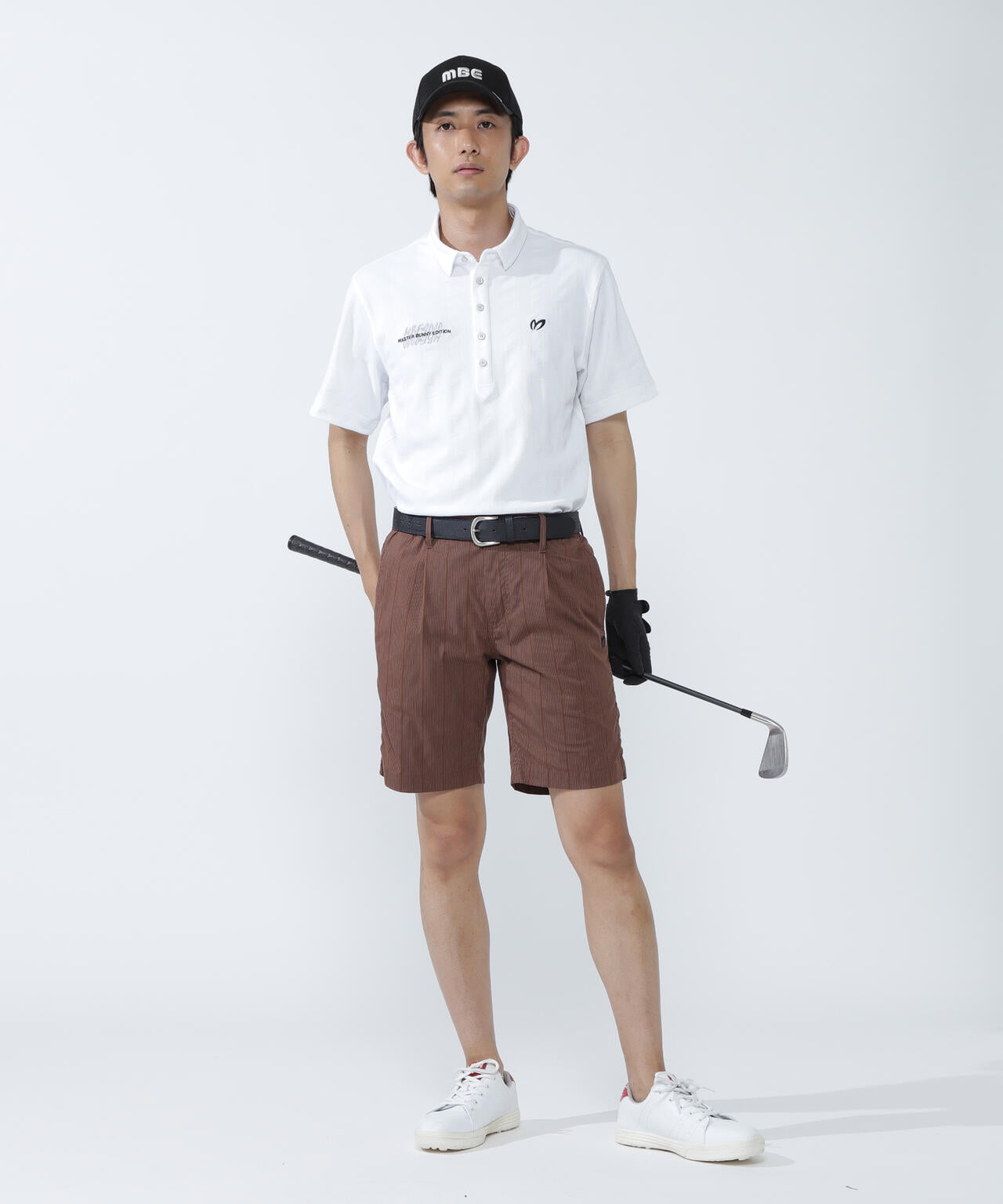 ピンストライプショートパンツ