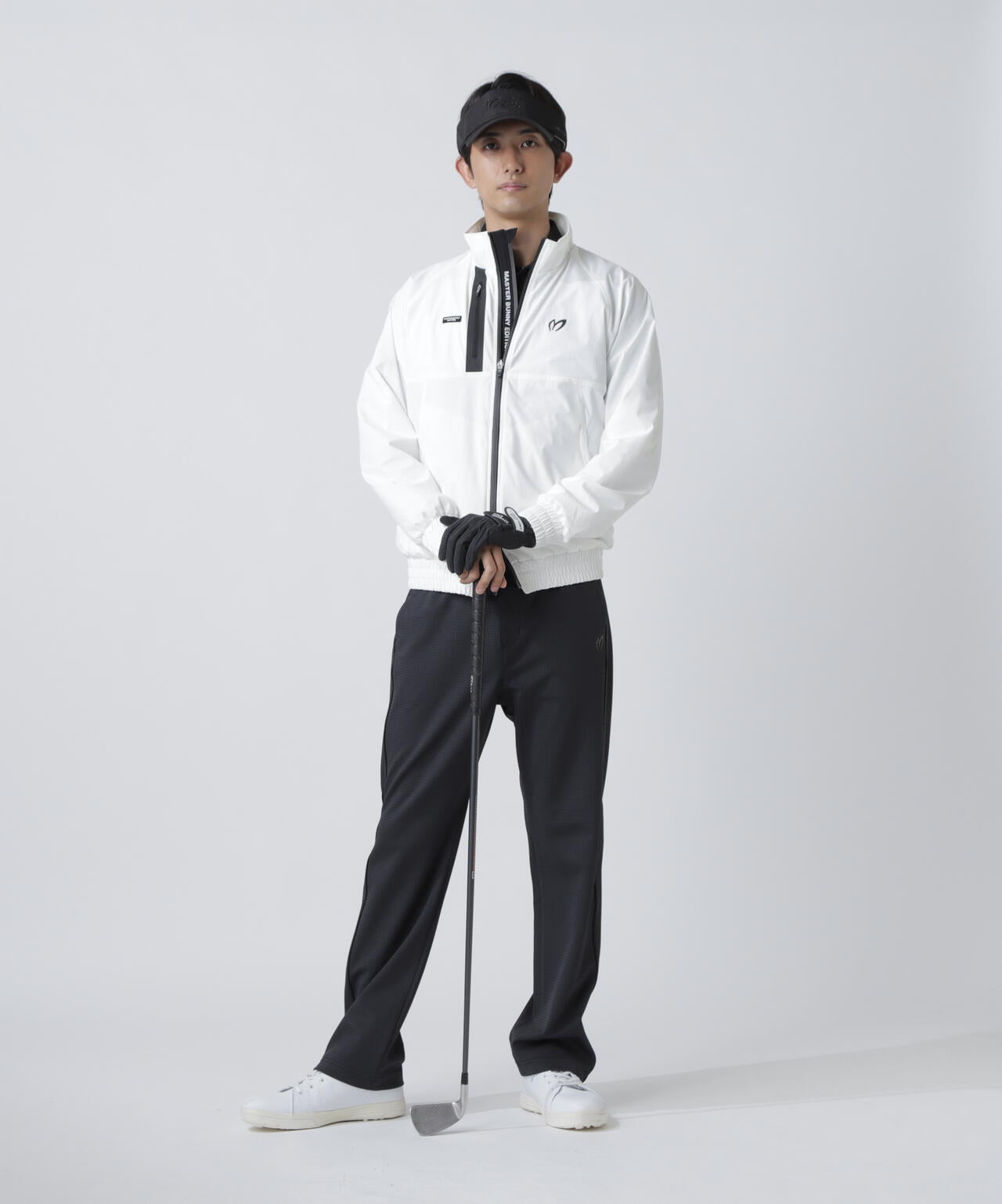 幾何学柄ジャガードパンツ