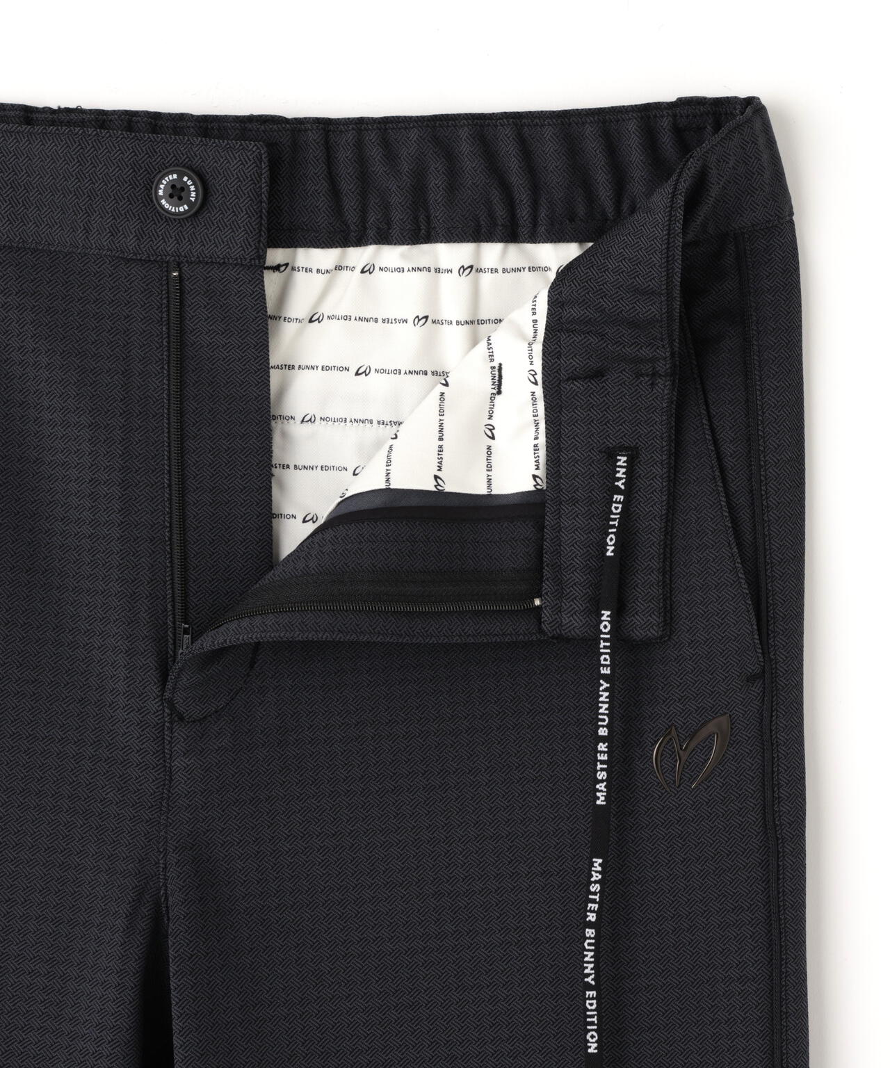 幾何学柄ジャガードパンツ