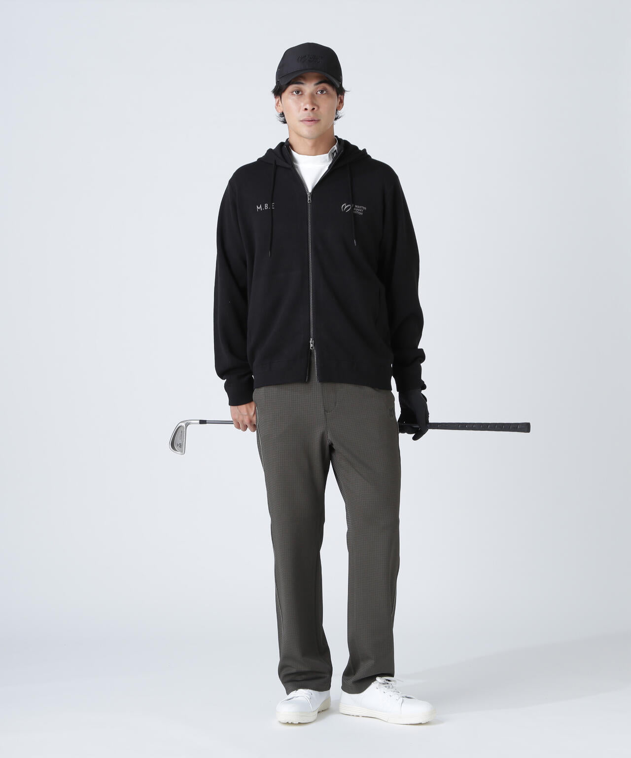 幾何学柄ジャガードパンツ