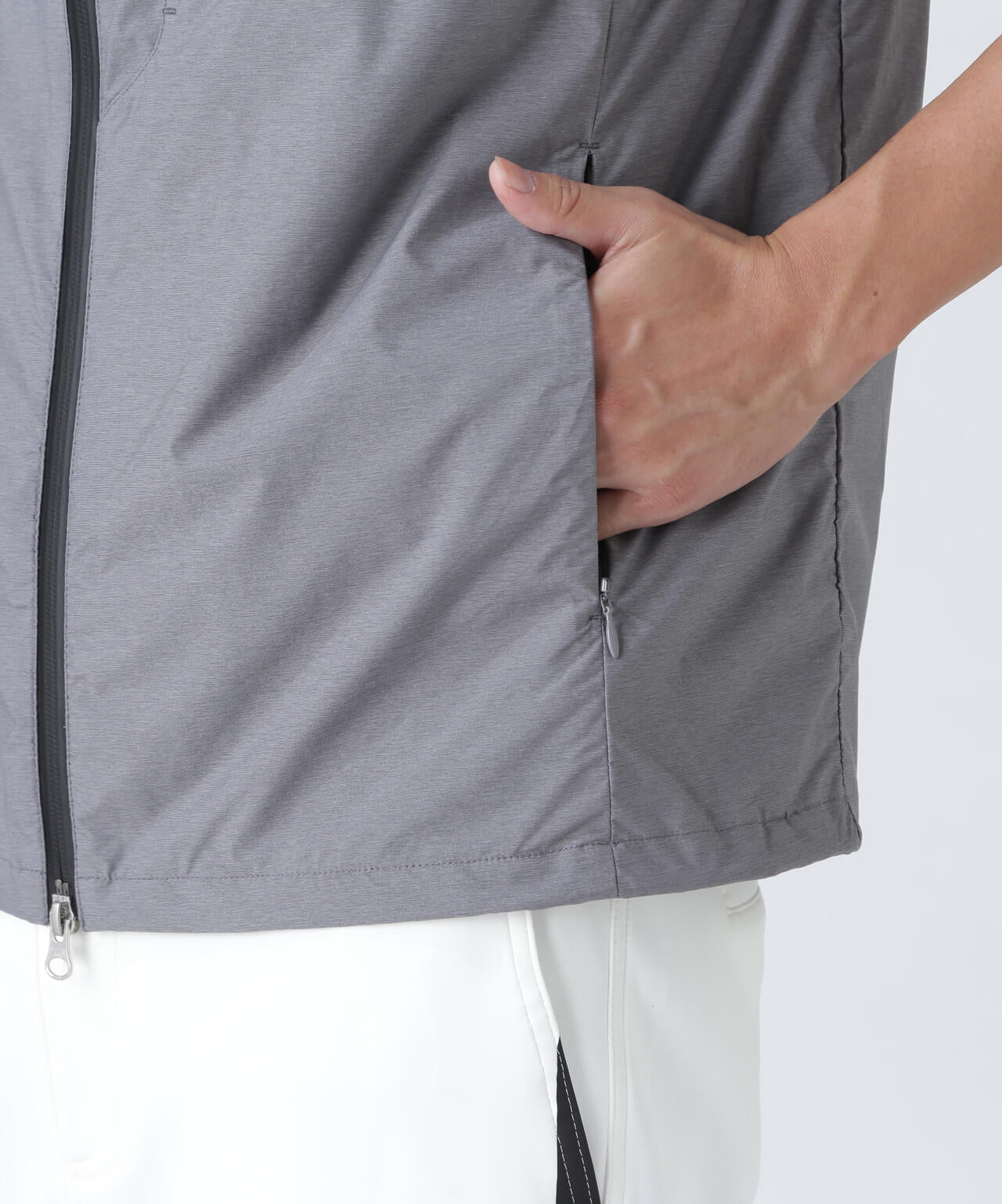 タフタストレッチ フルジップベスト