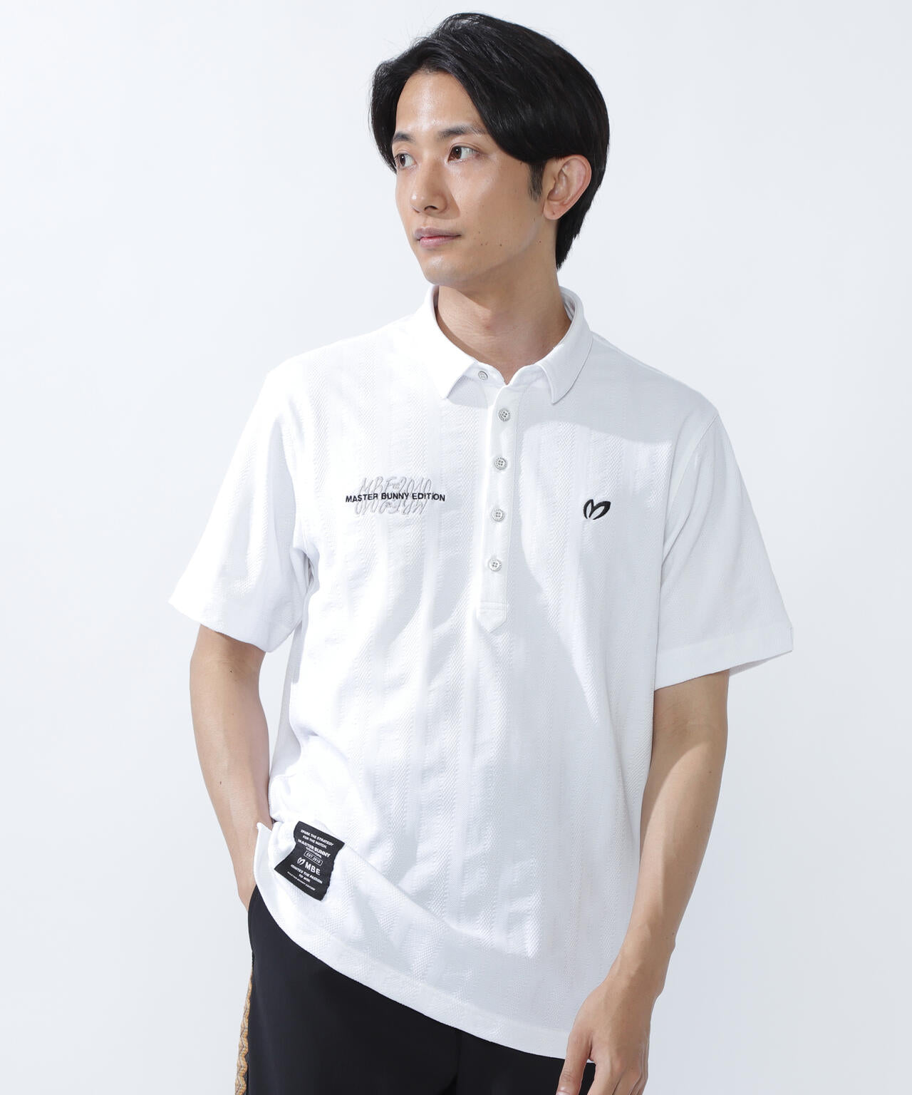 エコペットストレッチタックジャガード半袖カットソー