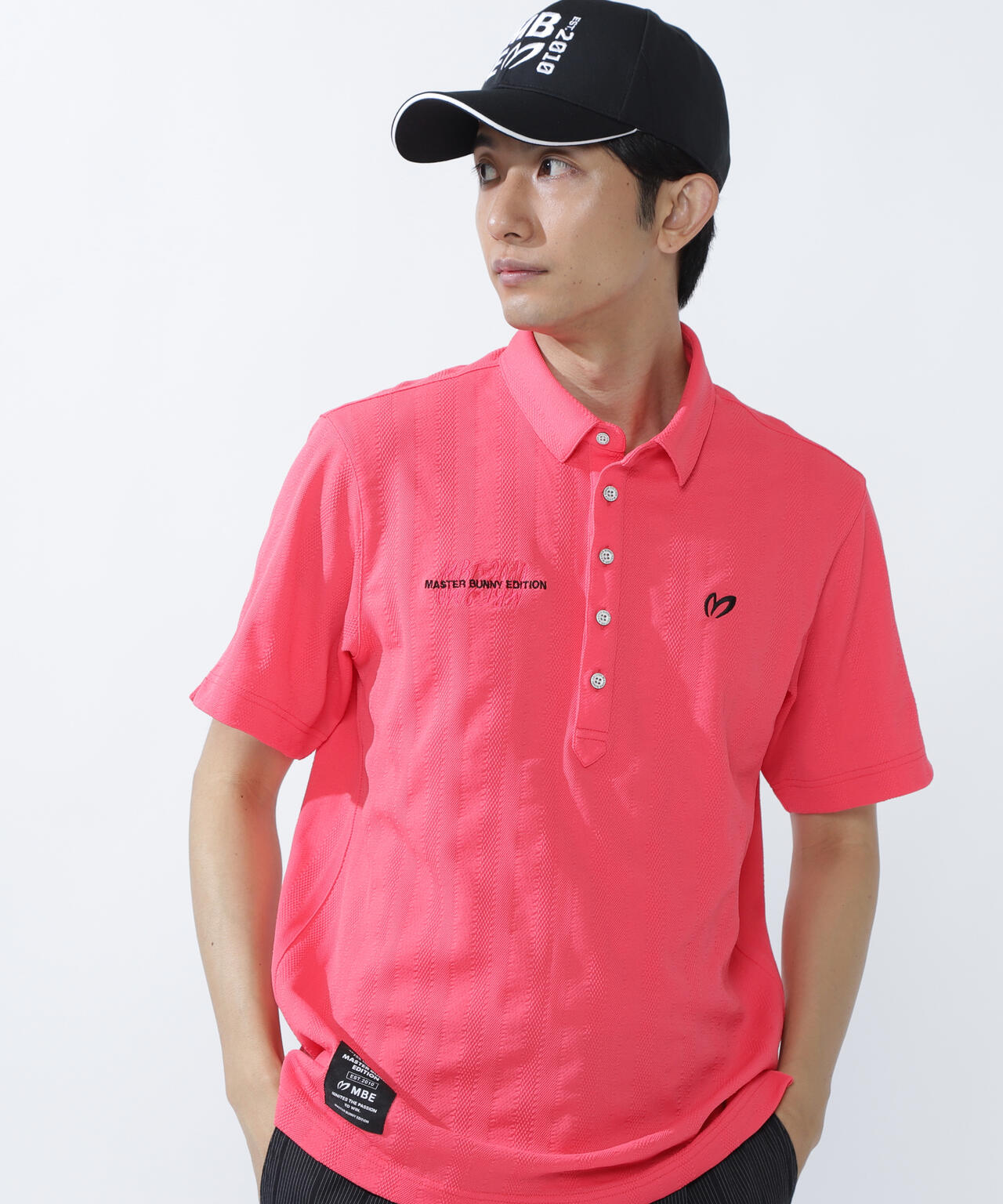 エコペットストレッチタックジャガード半袖カットソー