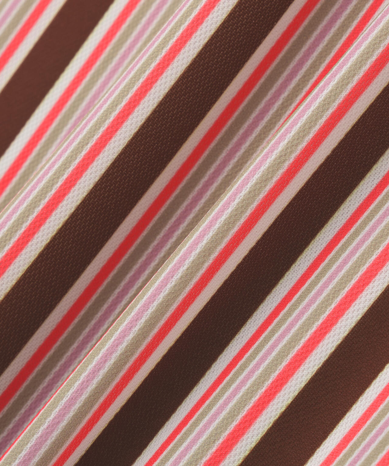 エアロクールピケマルチストライププリント半袖ポロシャツ