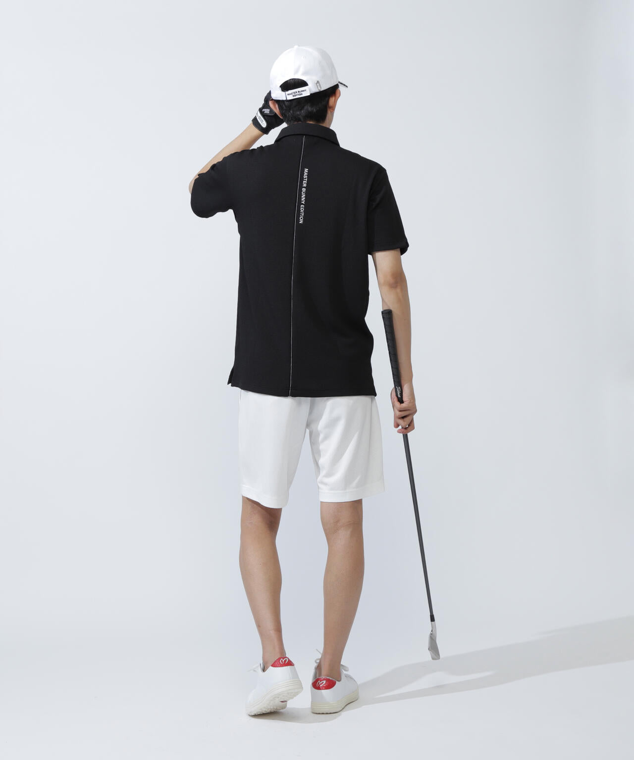 【SWAGGY BUNNY】ポップコーンハニカム半袖ポロシャツ